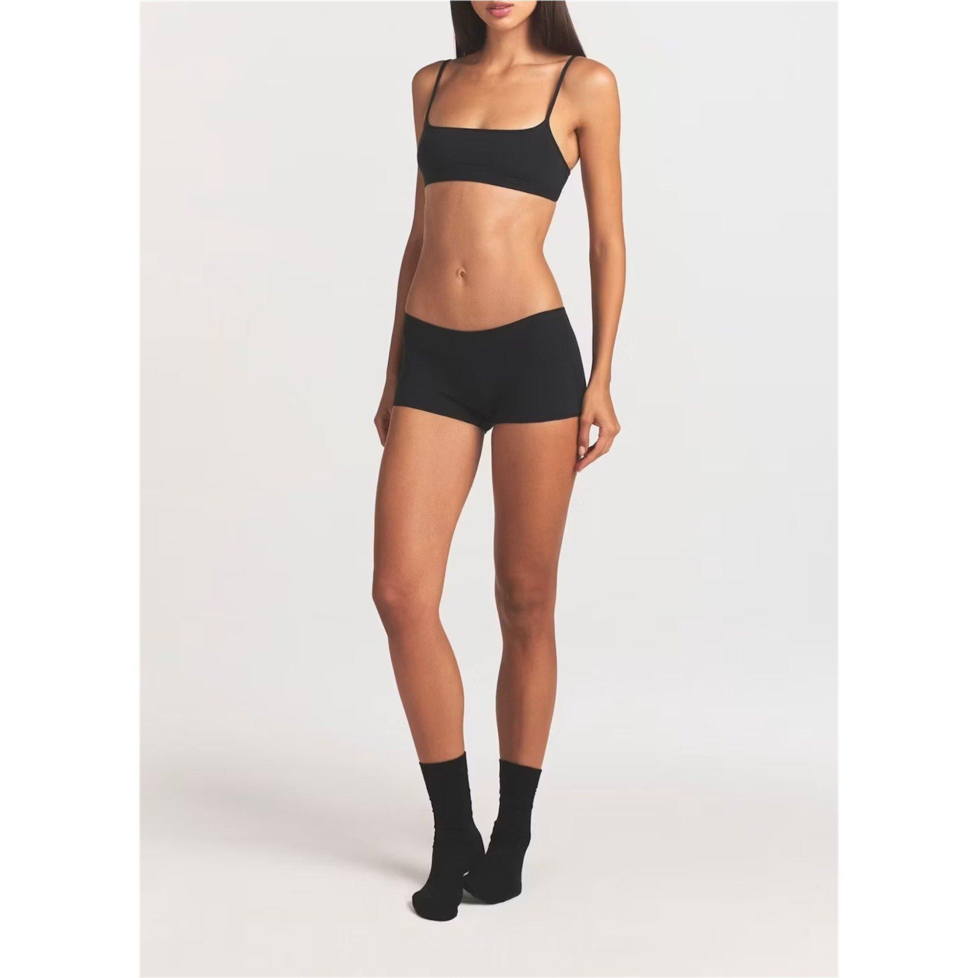 BLACK - SKIMS - B EVERYDAY COTTON BOYSHORT - 6