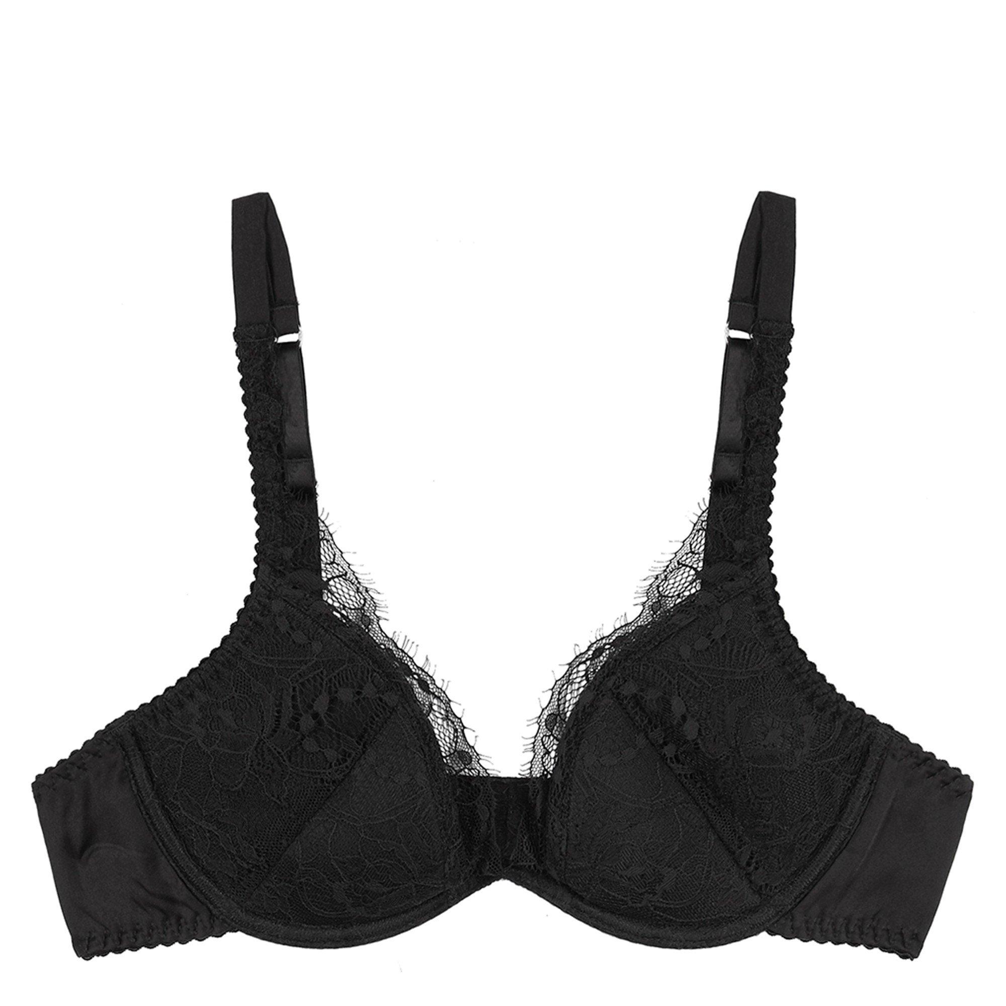 SIG LACE PAD PLUNGE BRA