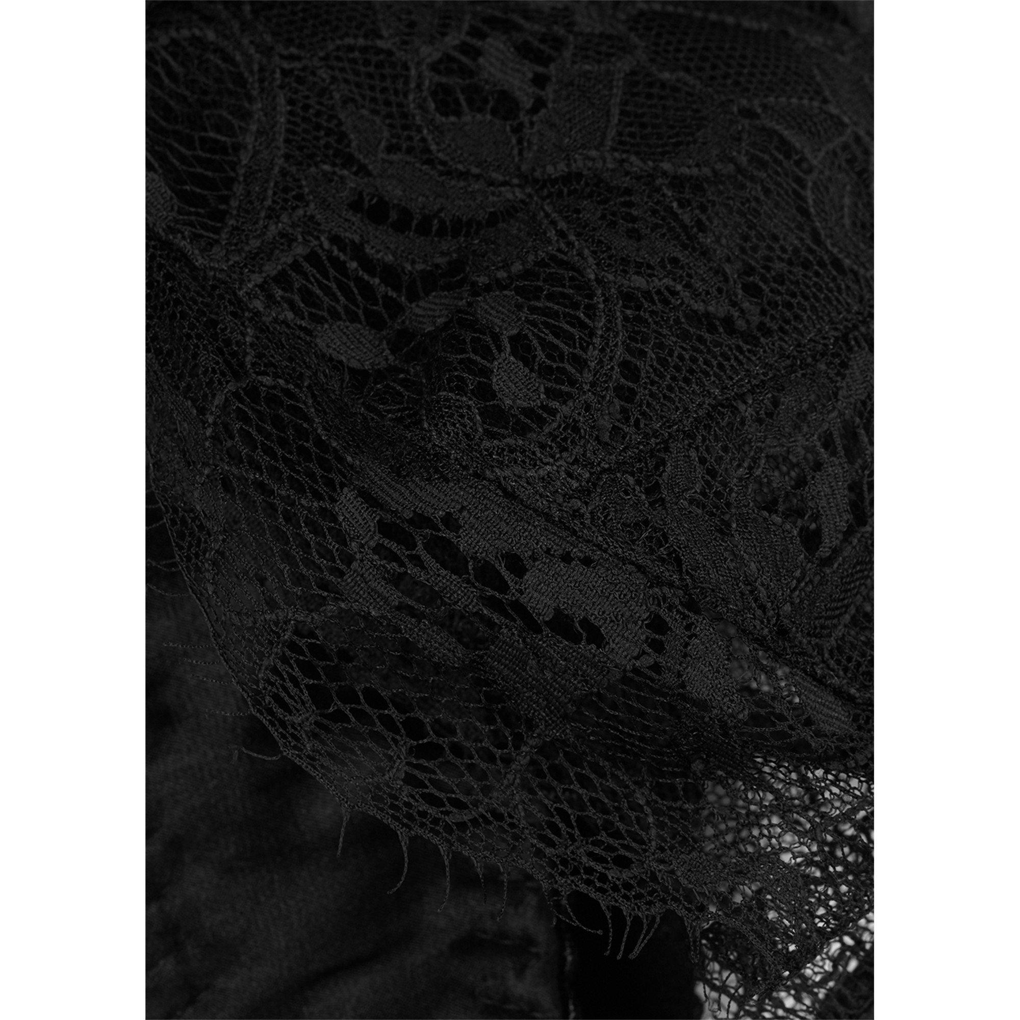 BLACK - Fleur of England - SIG LACE BALCONY BRA - 4