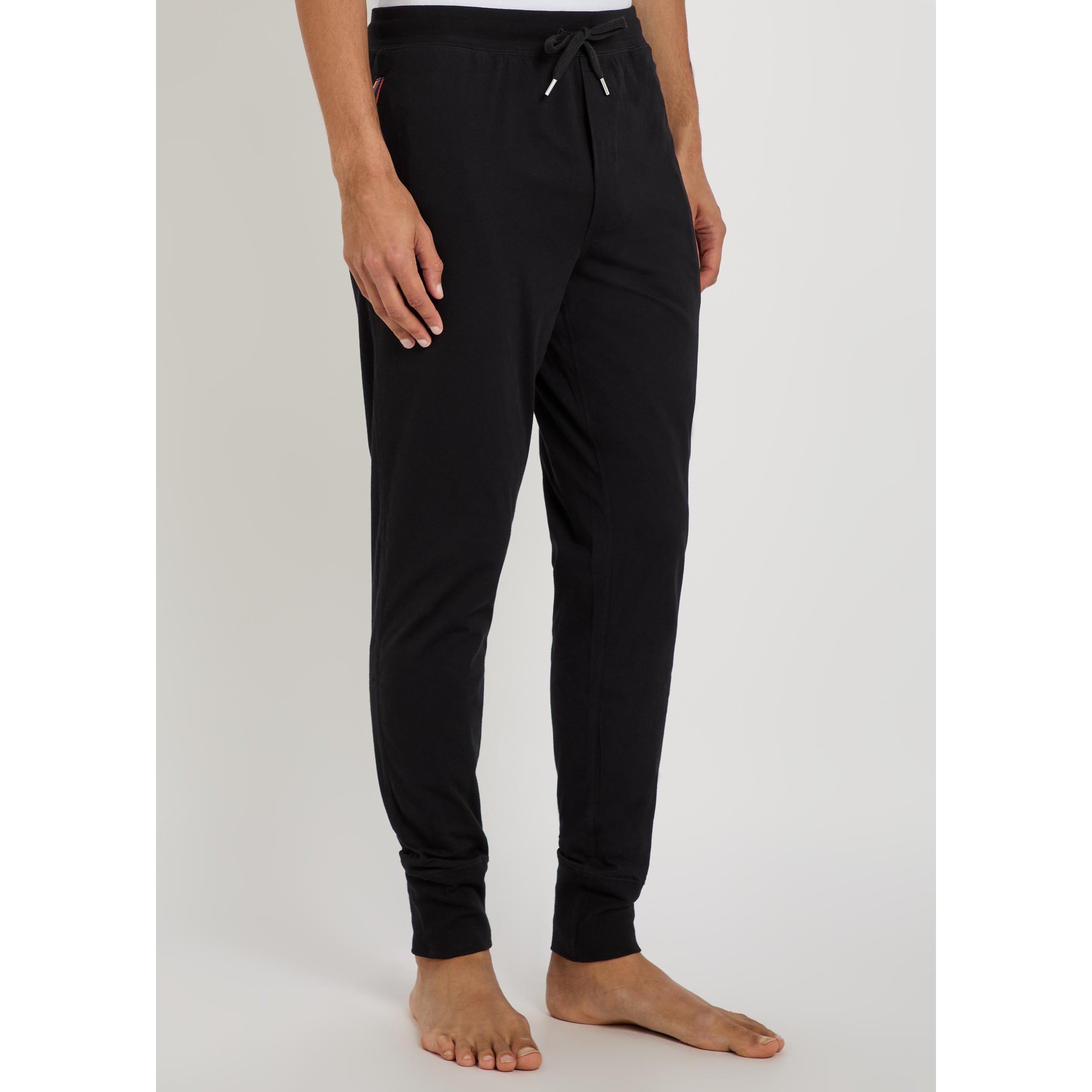 BLACK - Paul Smith - Men's Cotton Pyjama Trousers - 2
