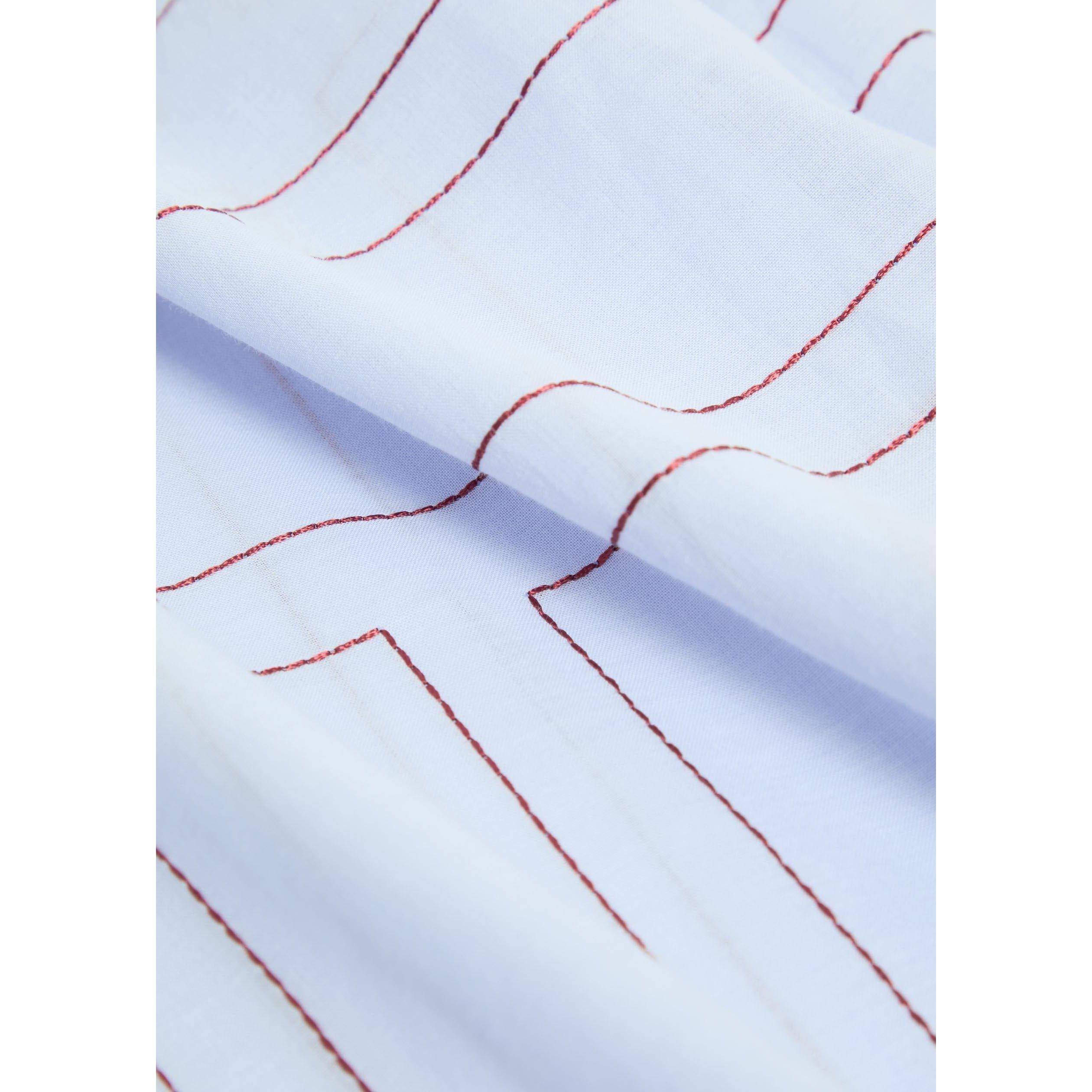 LIGHT BLUE - Toteme - MONOGRAM COTTON-BLEND PJ BOTTO - 4