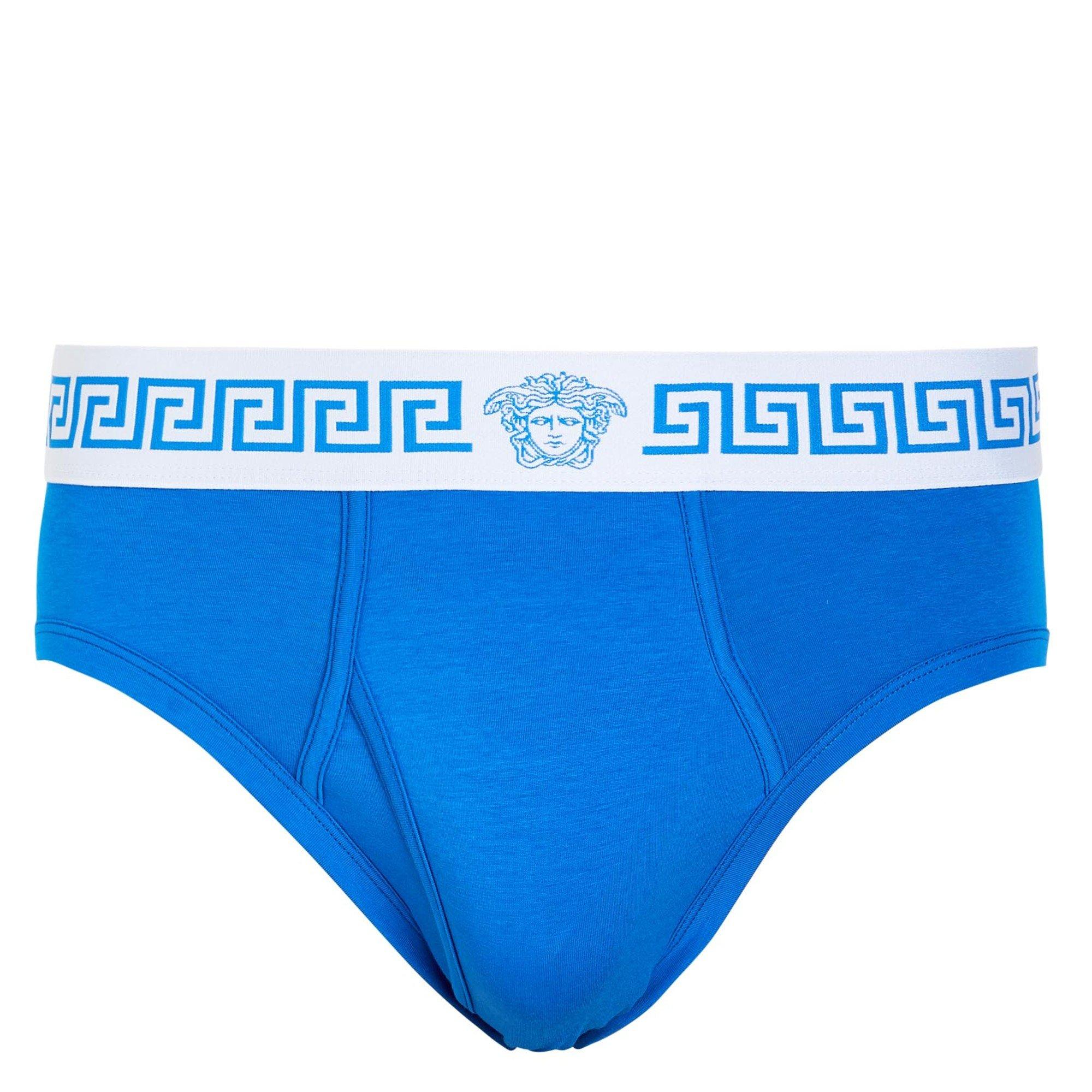 BLUE - Versace - VERSACE SLIP JERSEY BIO