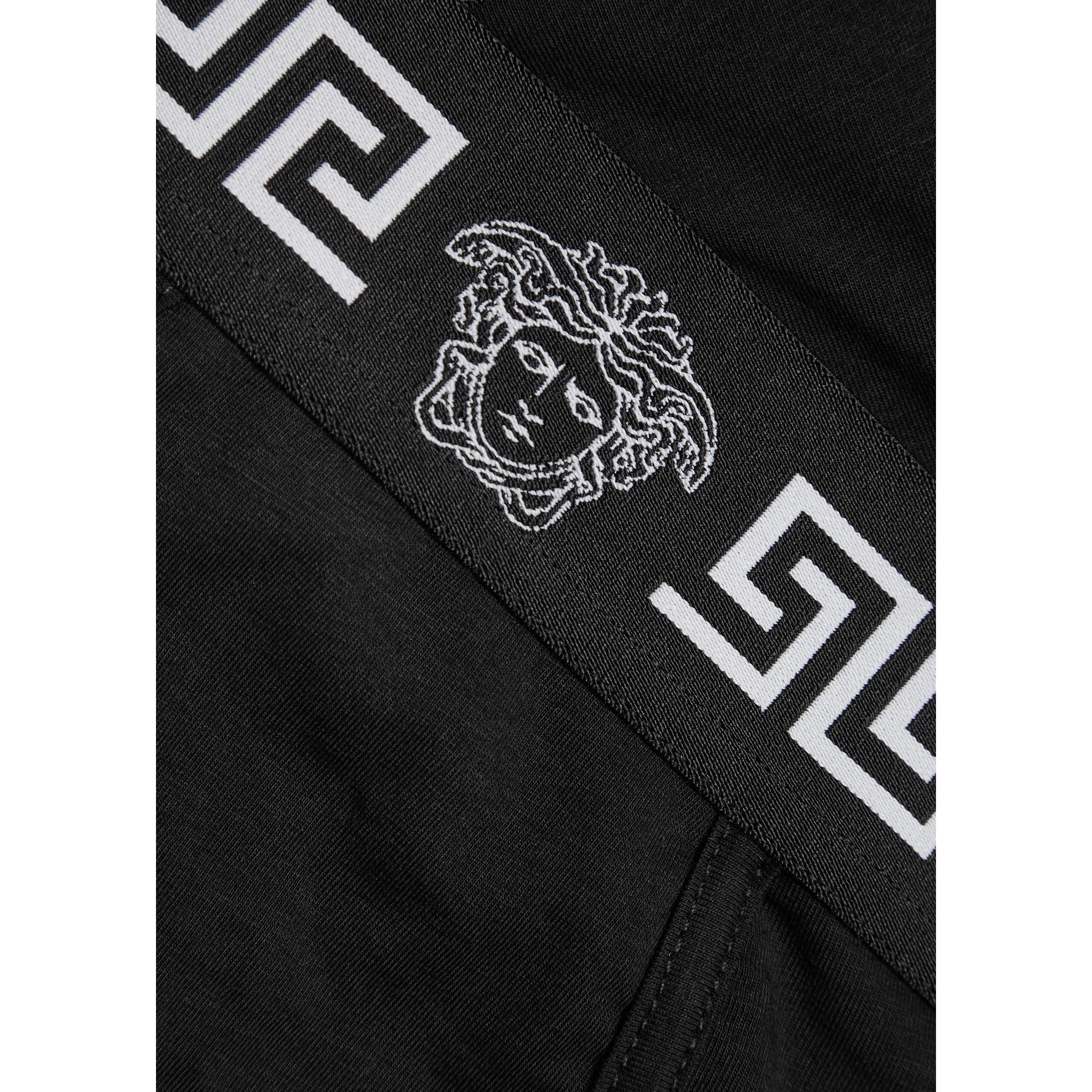 BLACK - Versace - Men's Cotton Brief - 2