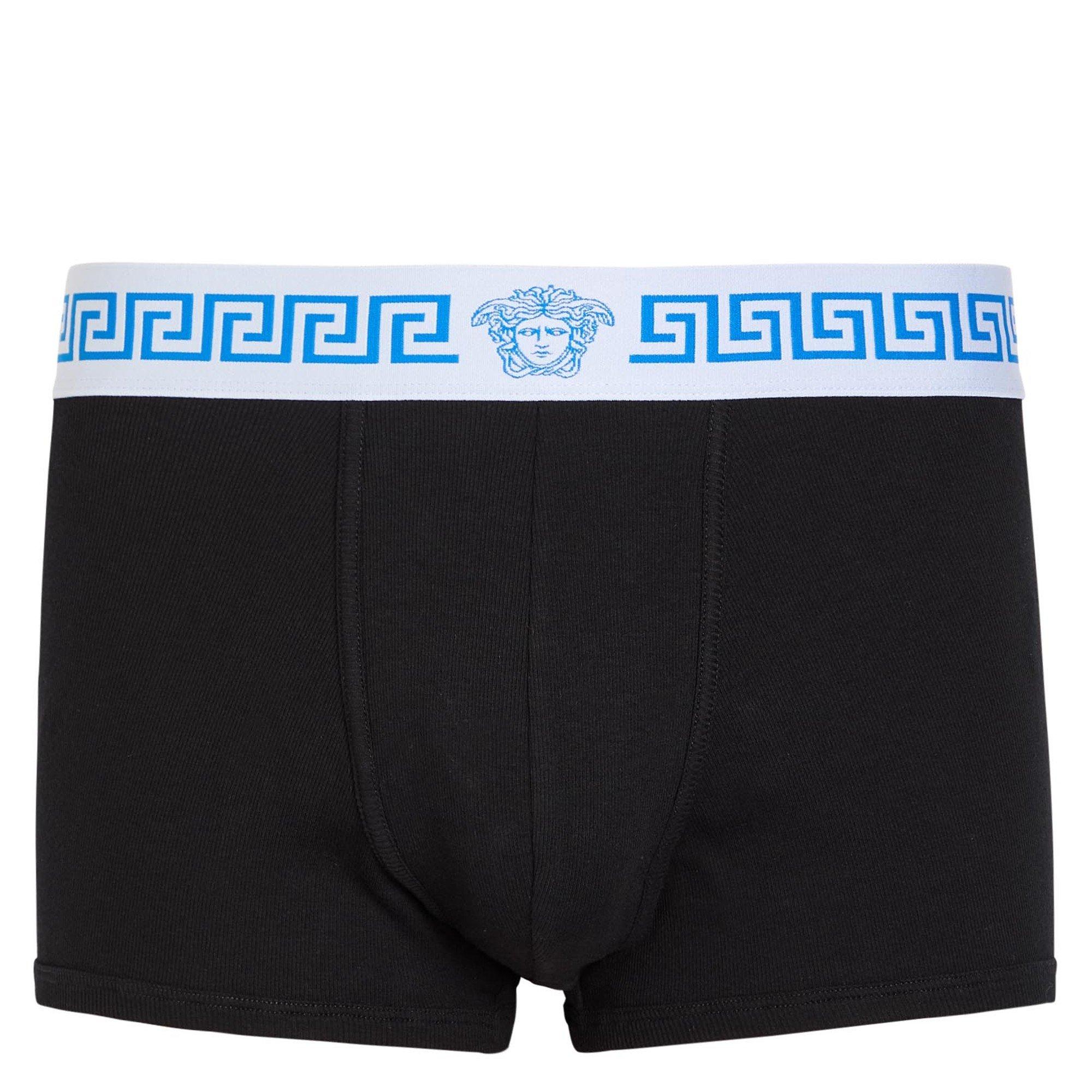 BLACK - Versace - VERSACE SHORT TRUNK BIO COTTON