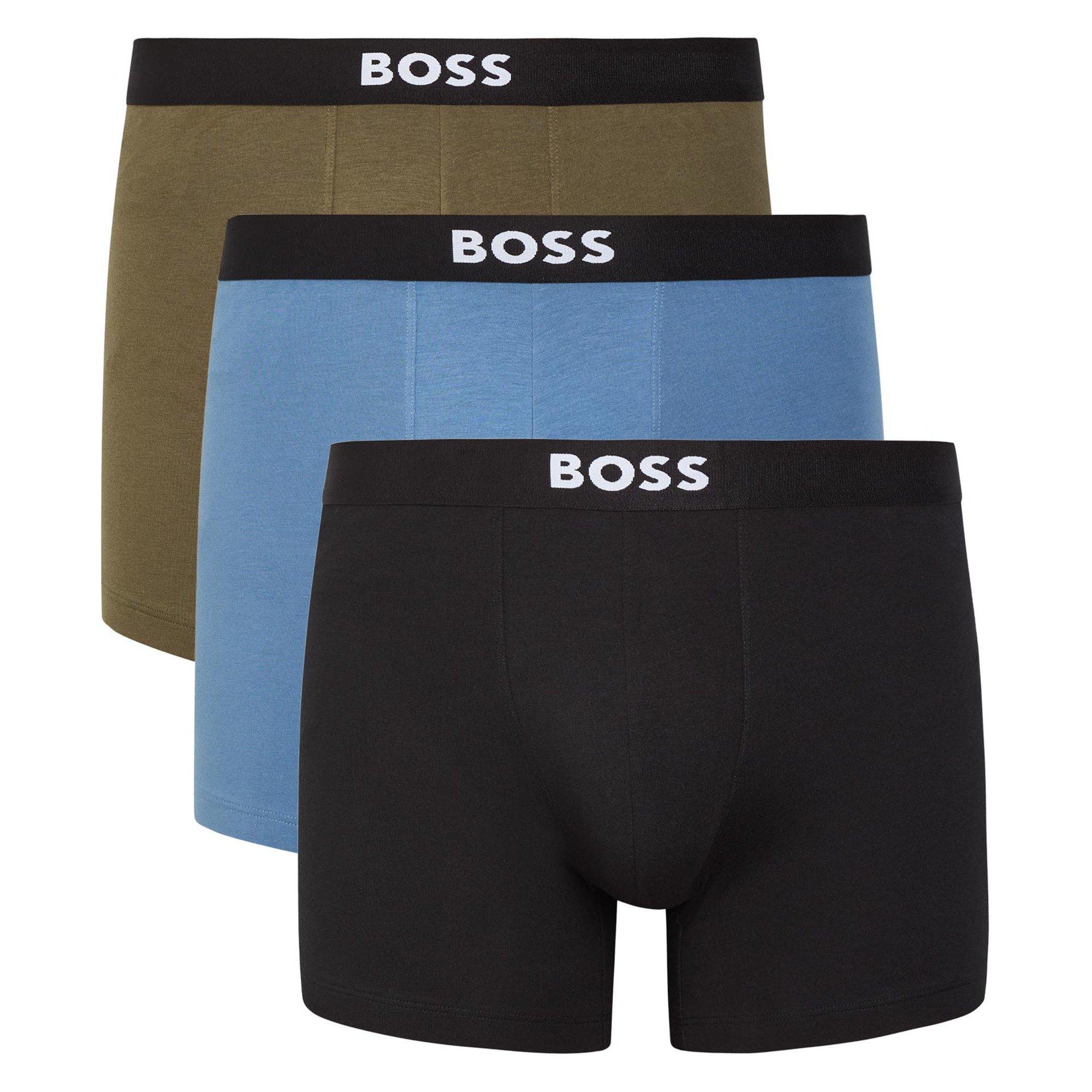 GREEN - Hugo - HUGO BOSS BoxerBr 3P BOSS ONE
