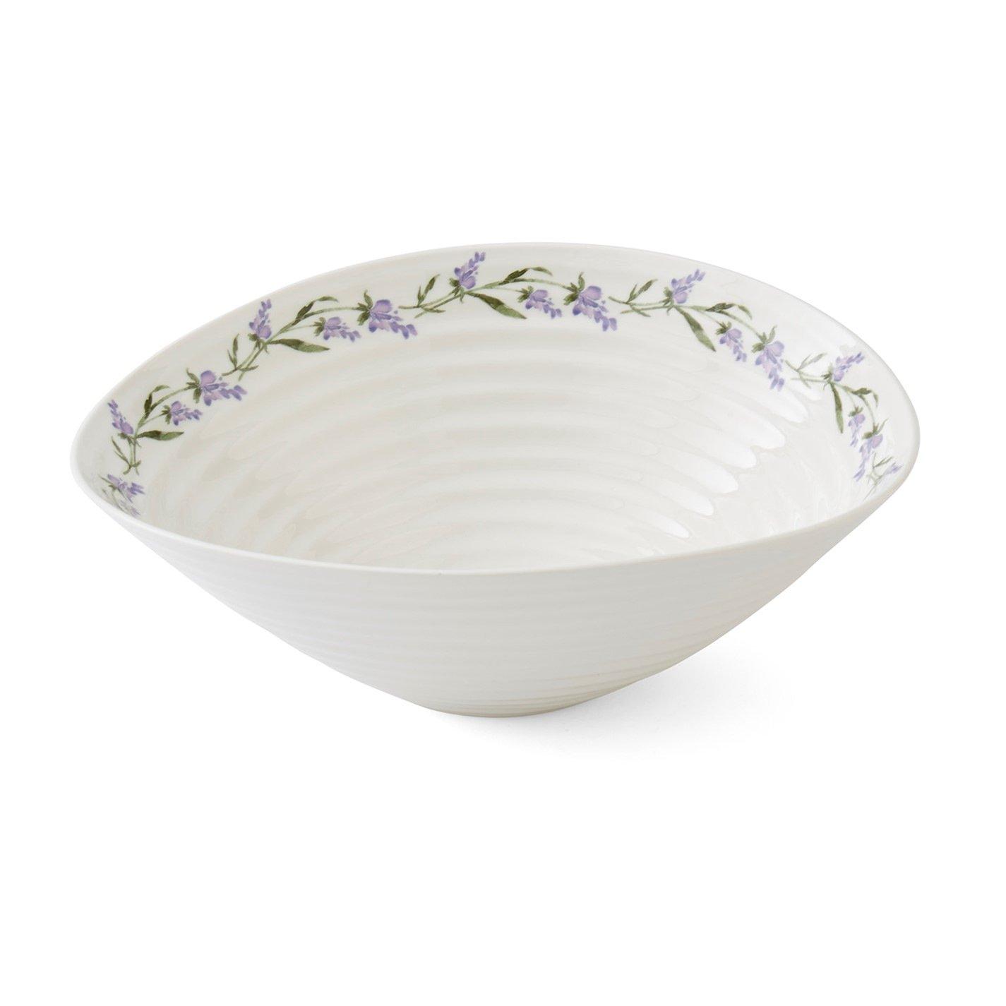Multi - Portmeirion - Sophie Conran Lavandula Large Serving Bowl - 1