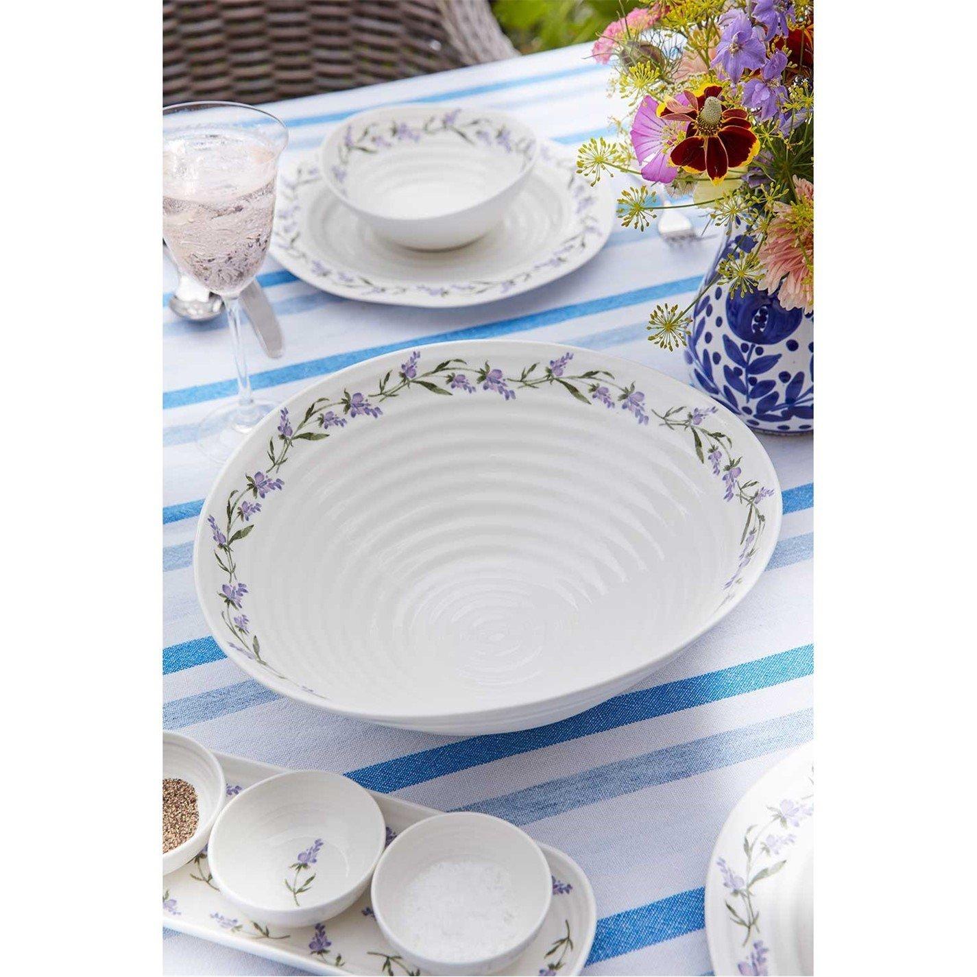 Multi - Portmeirion - Sophie Conran Lavandula Large Serving Bowl - 7