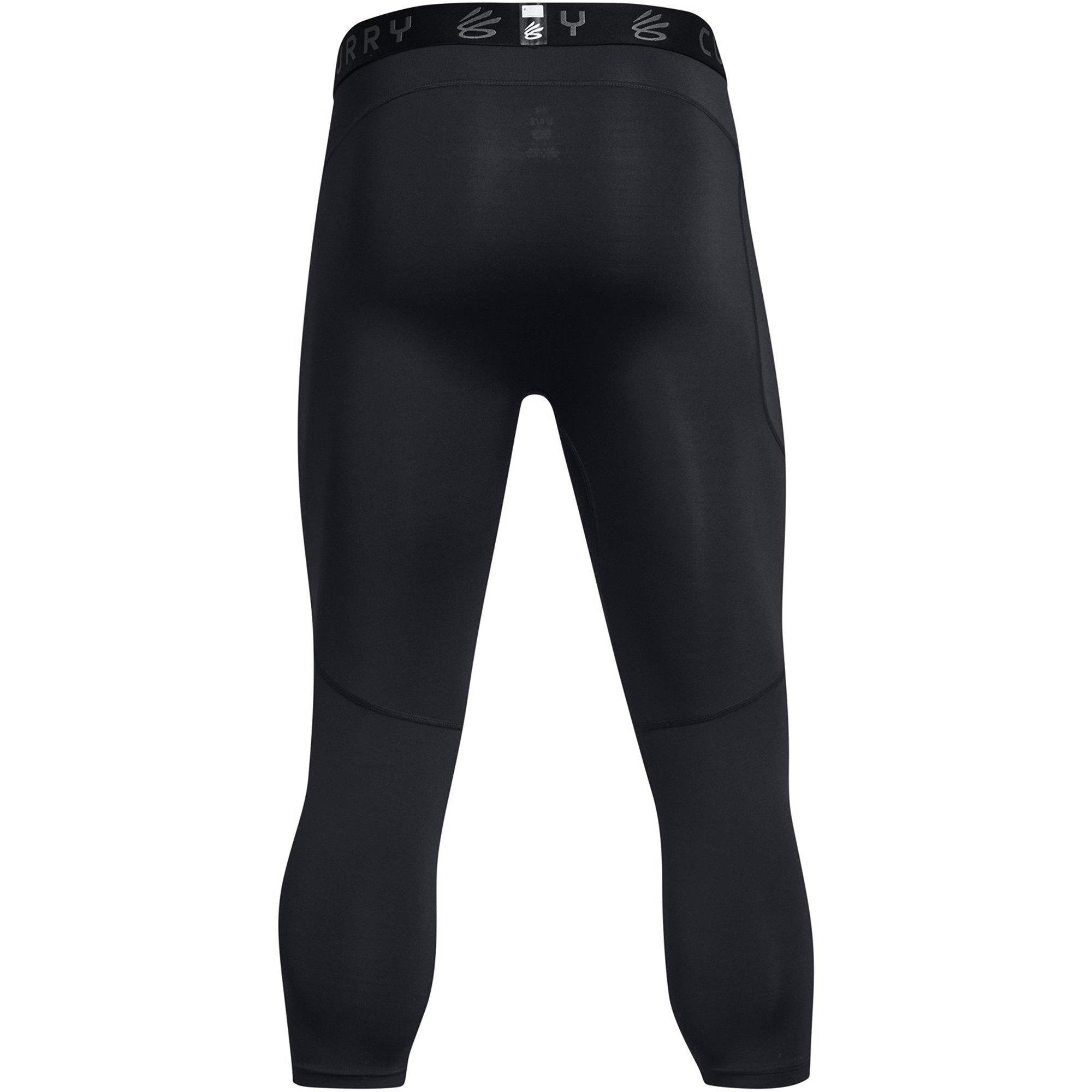 Zwart - Under Armour - Under Armour Ua Curry Brand 3/4 Lgs Baselayer Legging Mens - 2