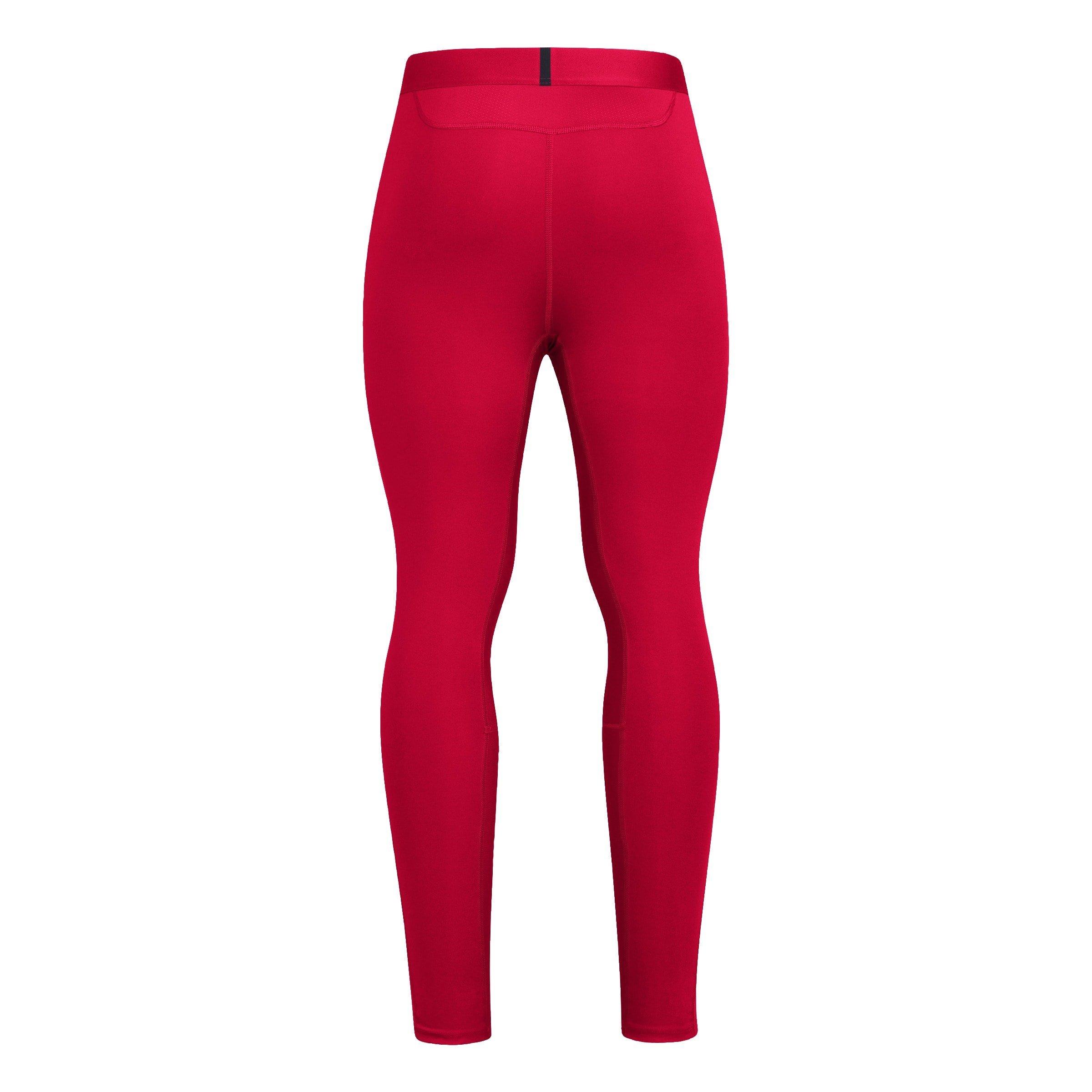 Power Red - adidas - Techfit Long Tights Mens - 2