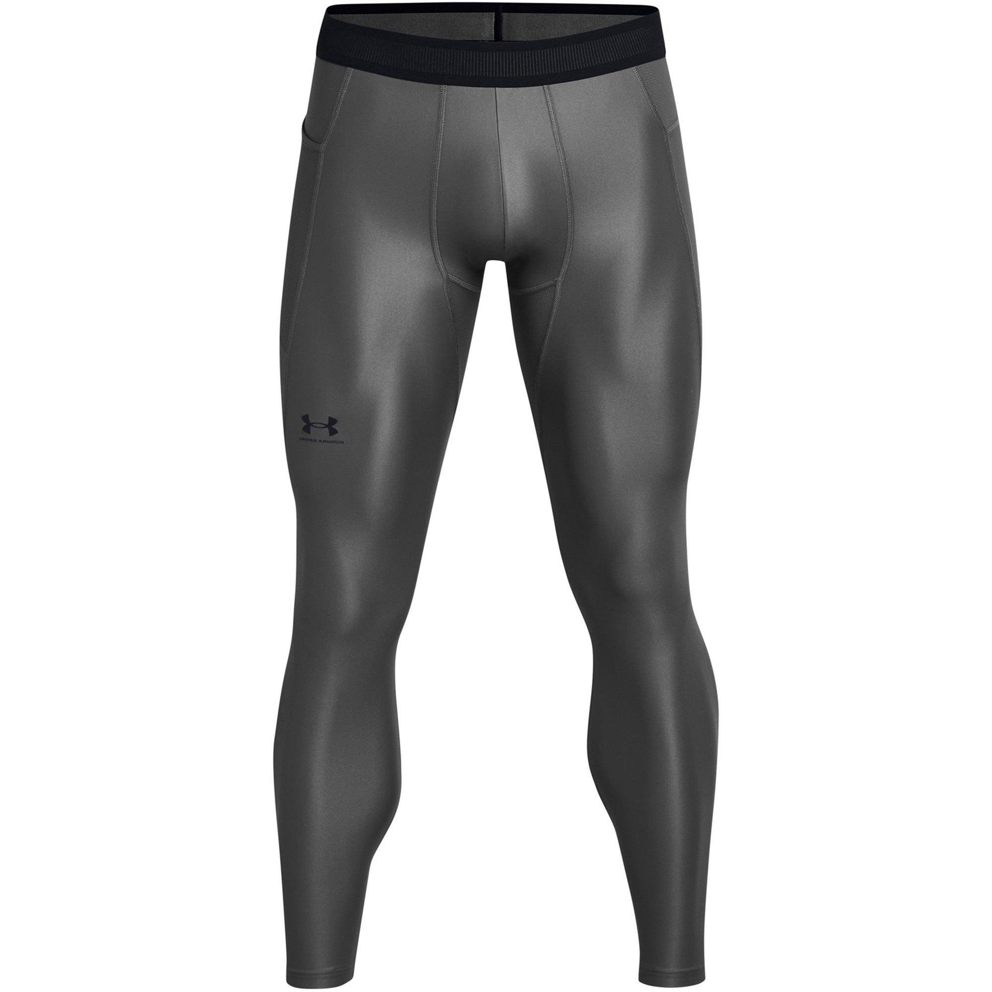 Grijs - Under Armour - Men's Isochill Baselayer Legging - 1