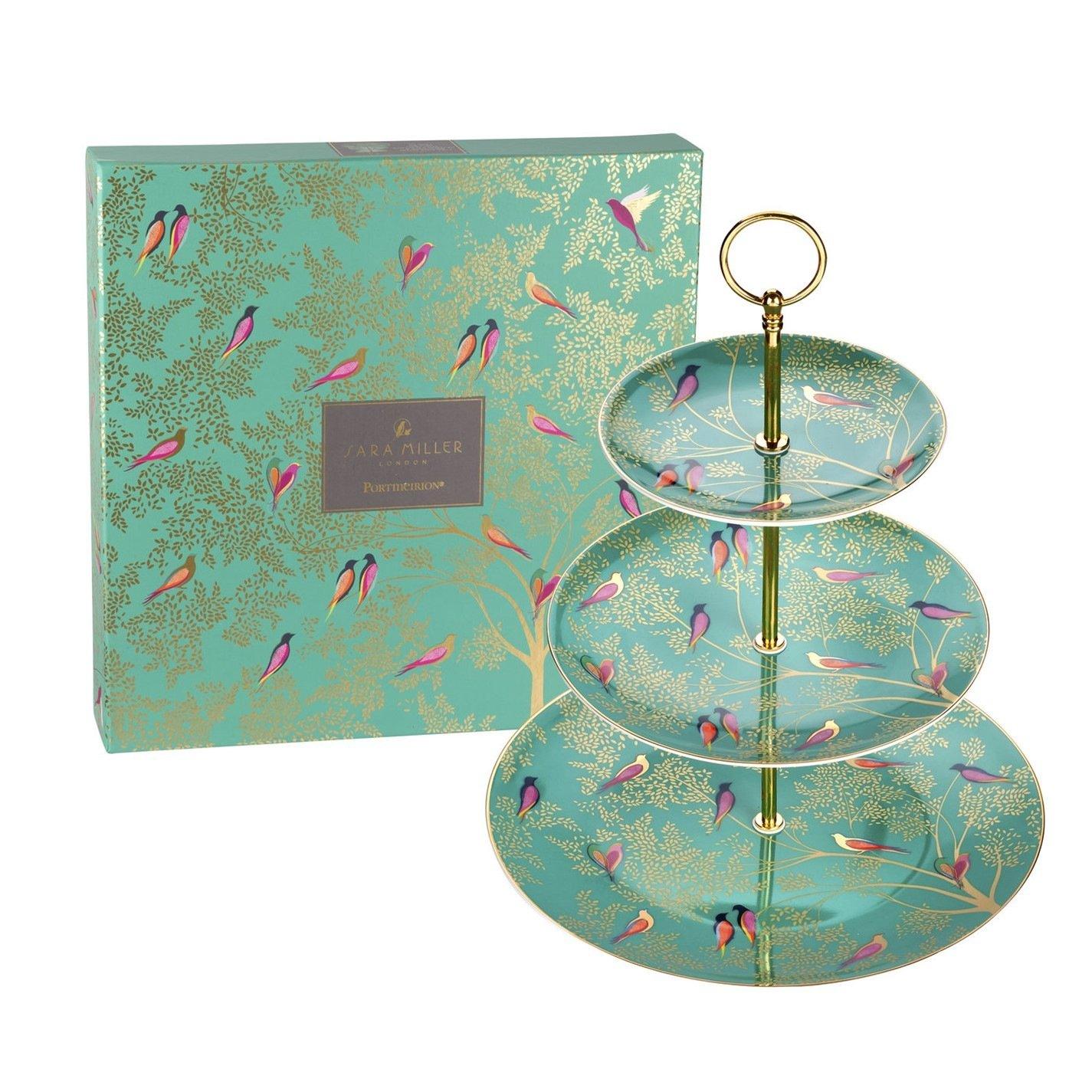 Green - Sara Miller London - Sara Miller Chelsea Cake Stand - 4