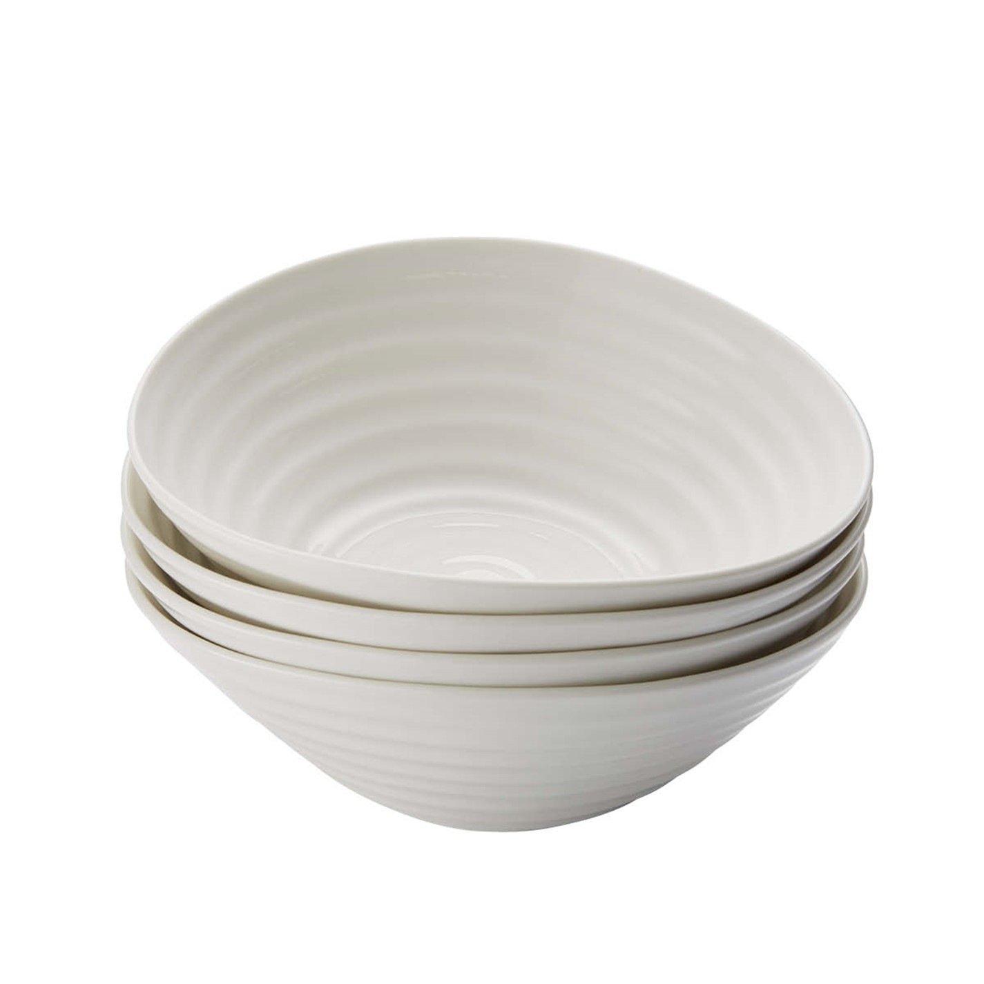 White - Portmeirion - Sophie Conran Set of 4 Cereal Bowls White - 3