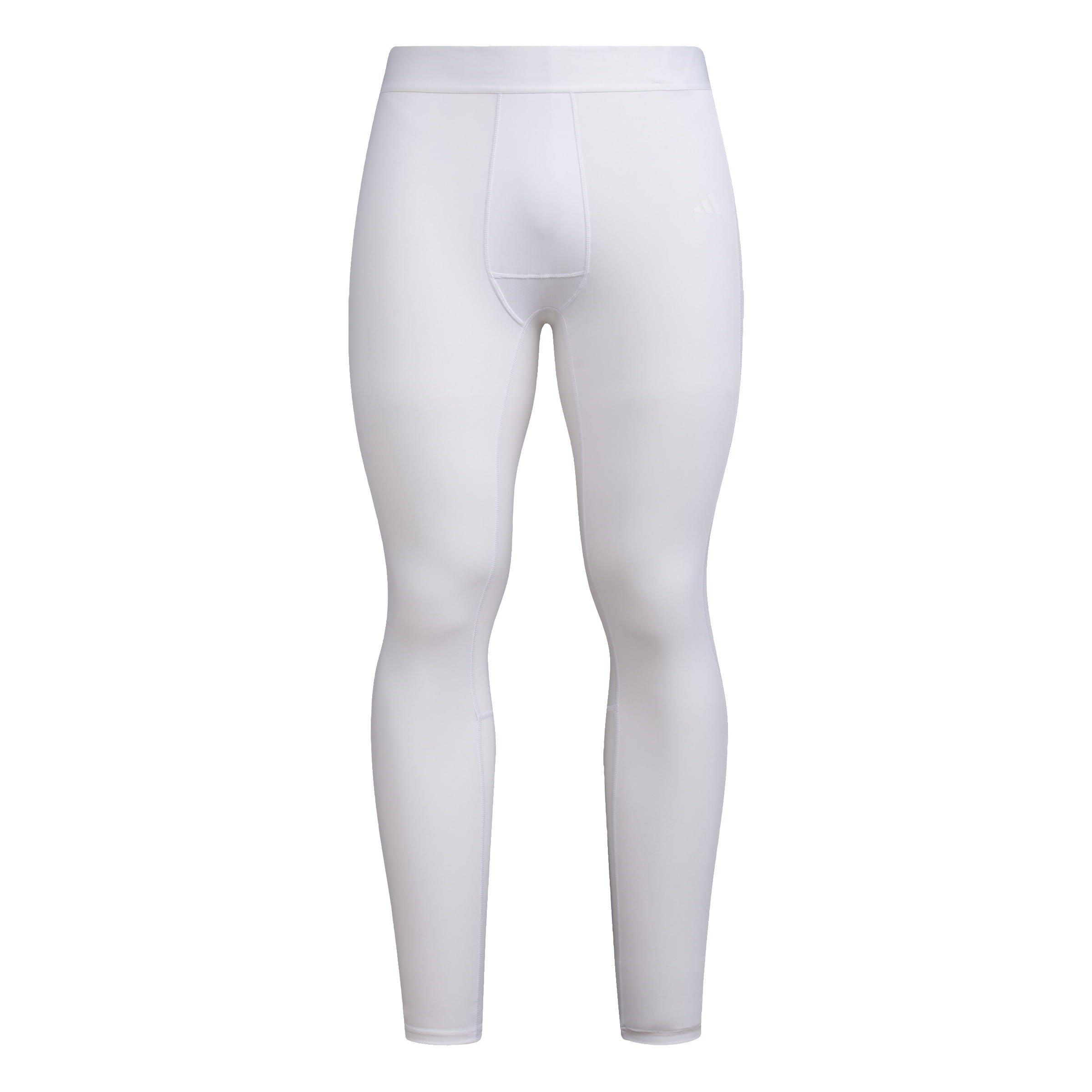 White - adidas - Techfit Long Tights Mens - 1