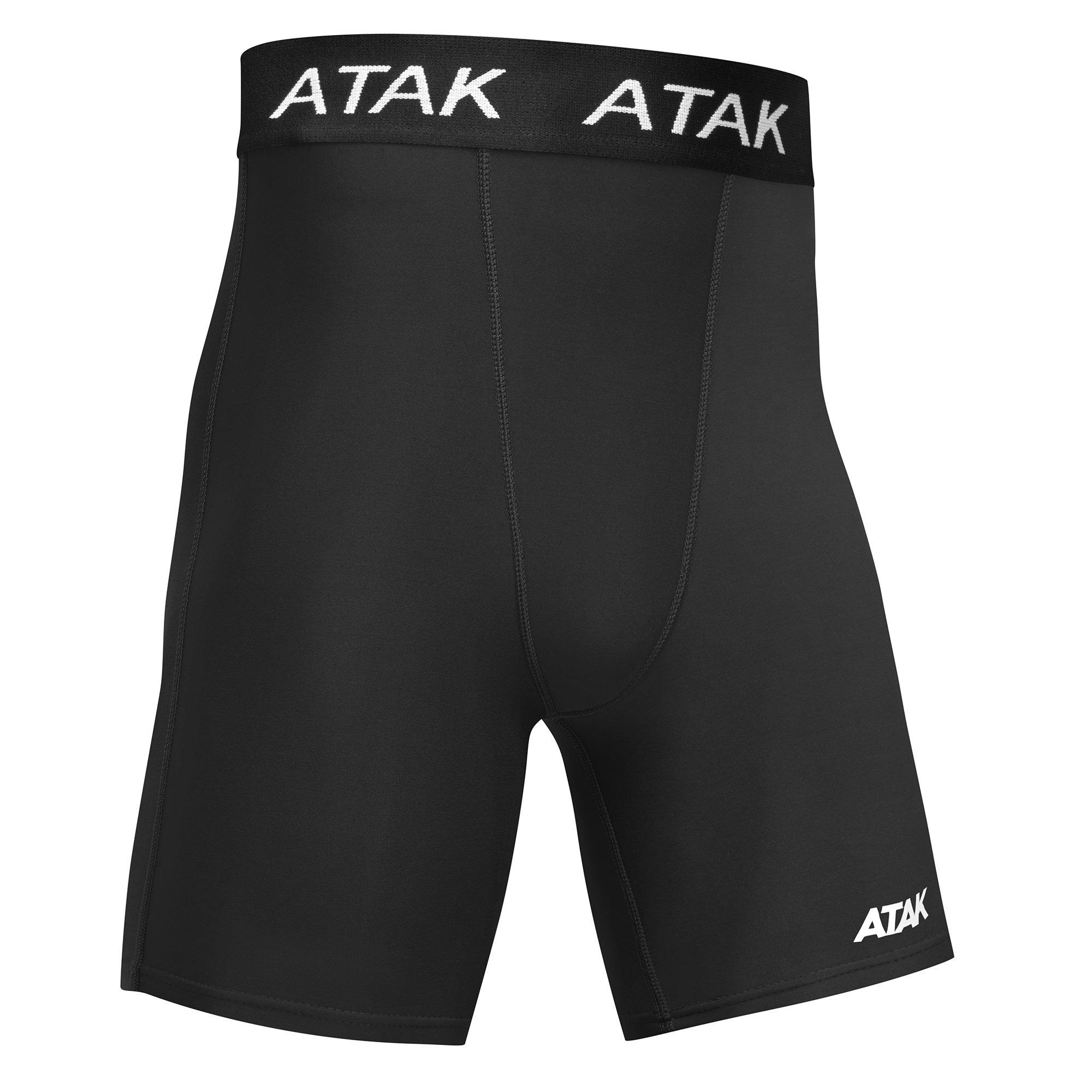 Schwarz - ATAK Sports - GAA Compression Shorts Junior - 2