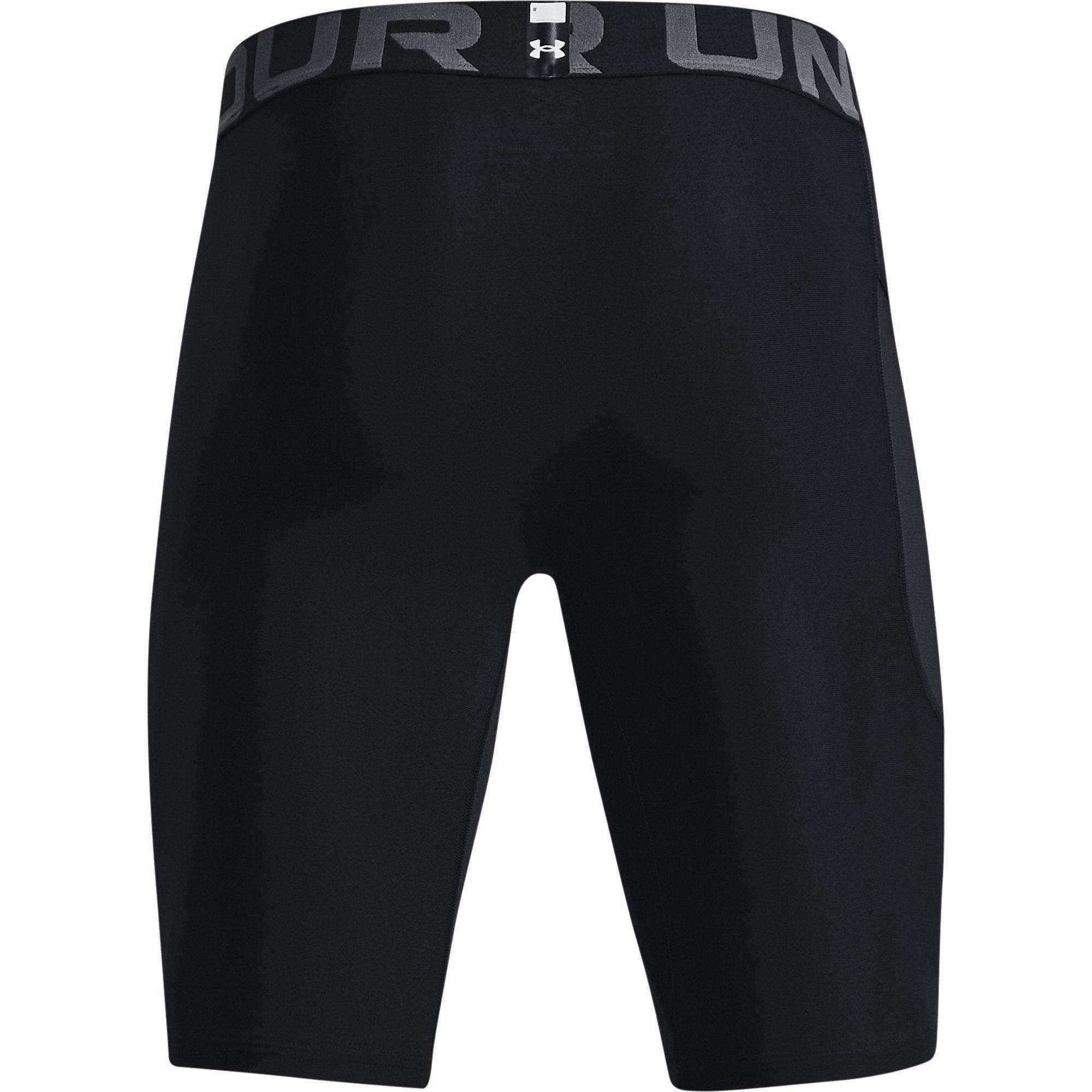 Black/White - Under Armour - HeatGear Pocket Mens Base Layer Bottoms - 7