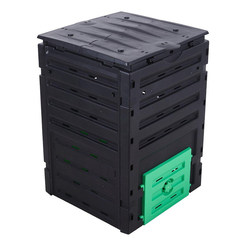 Black - Breeins - 450L Garden Compost Bin - 2