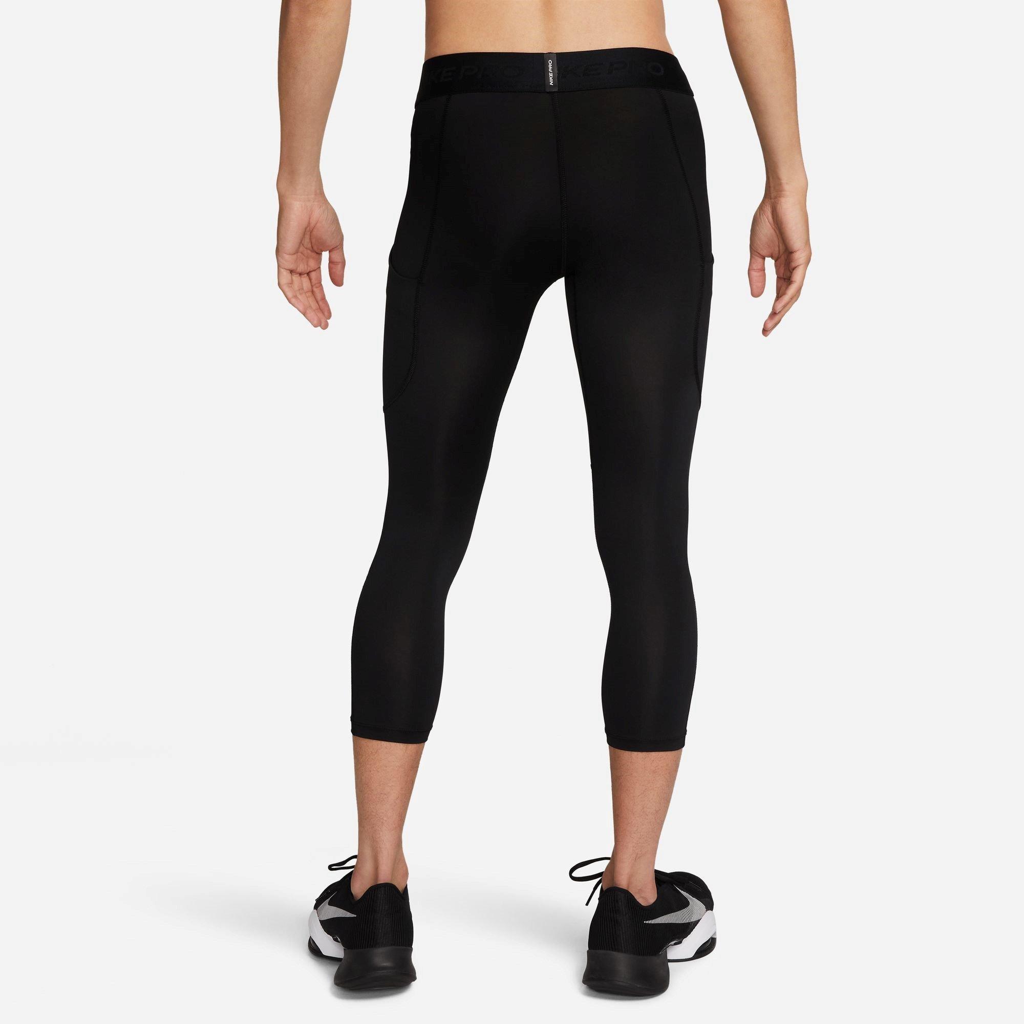 Black/White - Nike - Dri-Fit three quarter Tights - 2