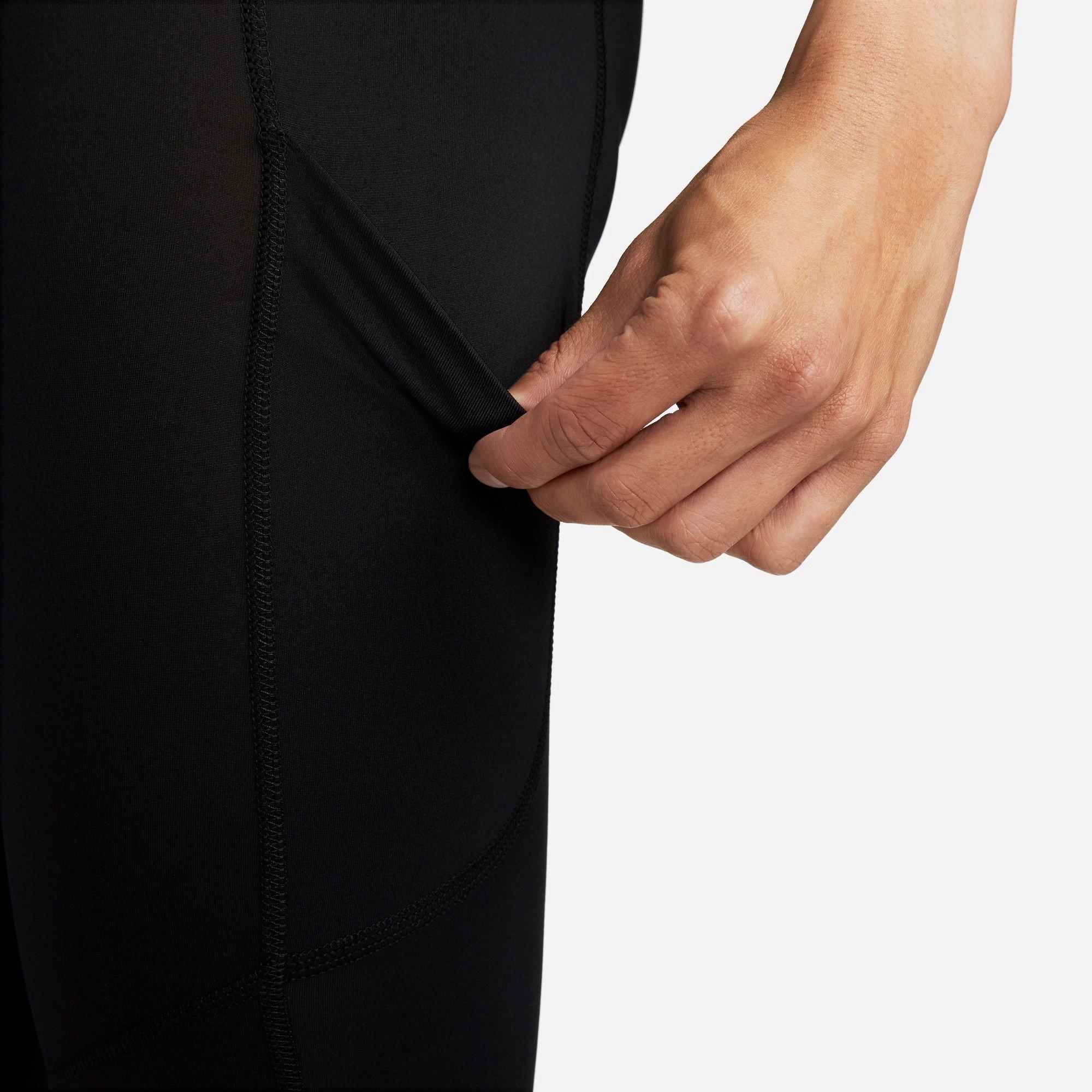 Black/White - Nike - Dri-Fit three quarter Tights - 4