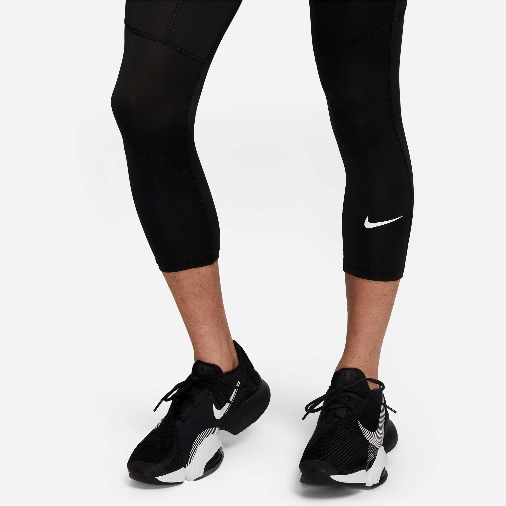Black/White - Nike - Dri-Fit three quarter Tights - 5