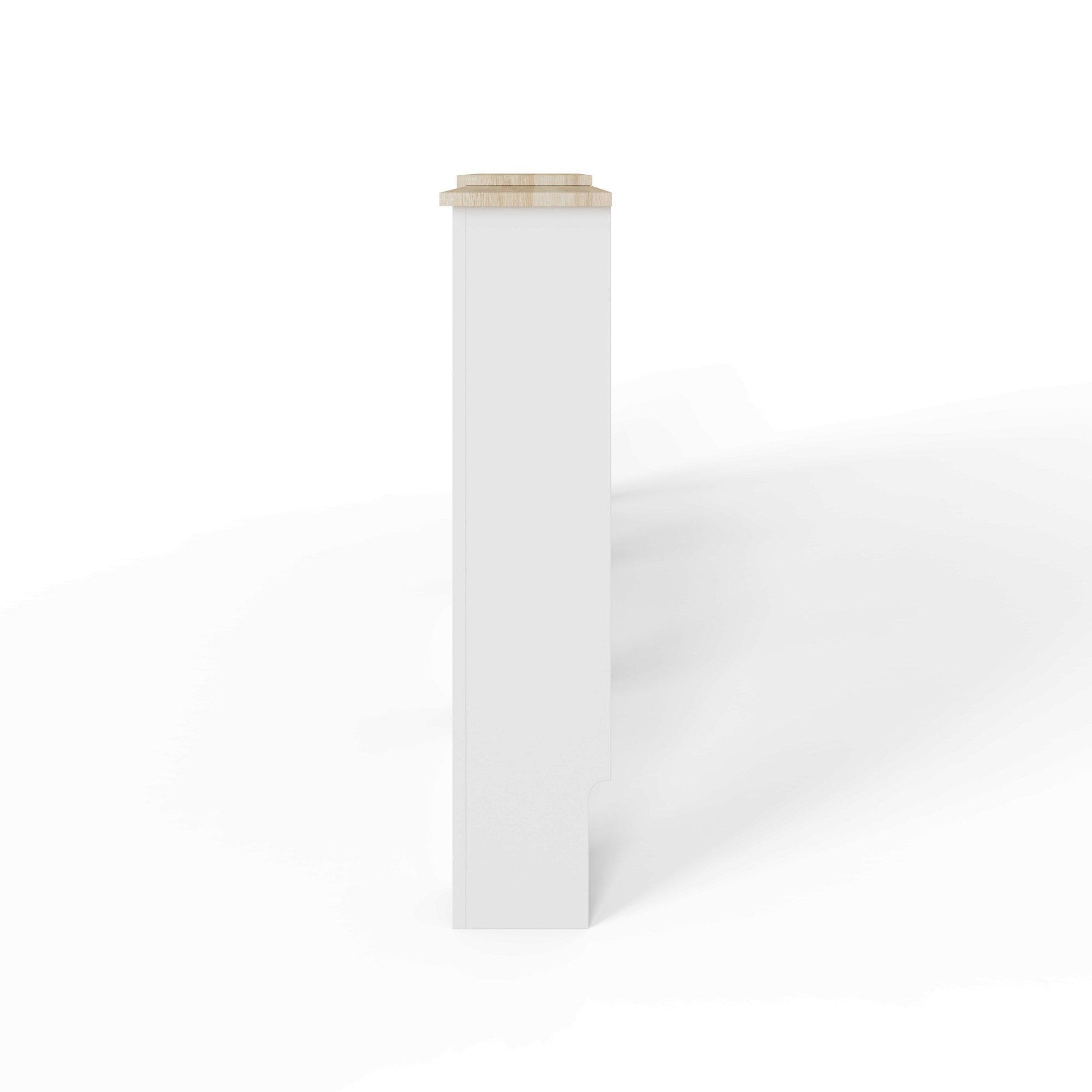 White - GFW - Longslow Adjustable Radiator Cover Grey - 8