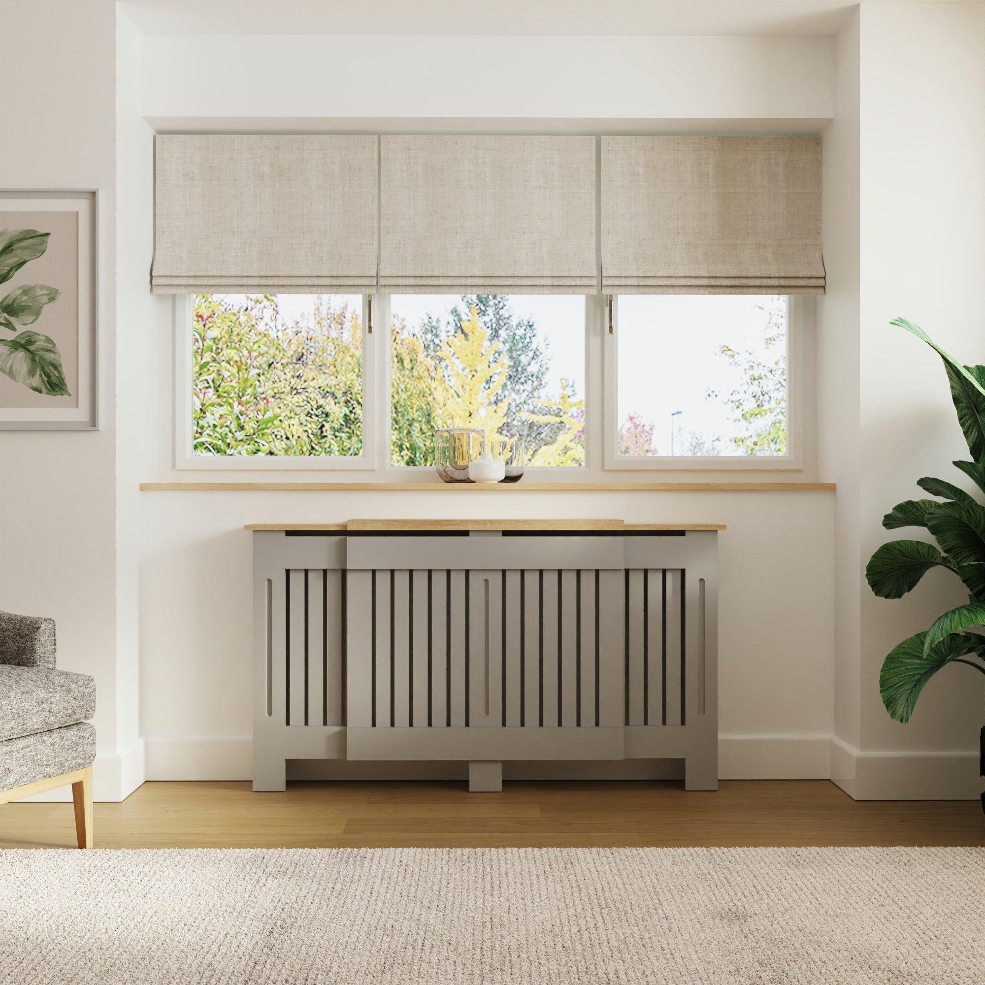 Gfw  Longslow Adjustable Radiator Cover Grey