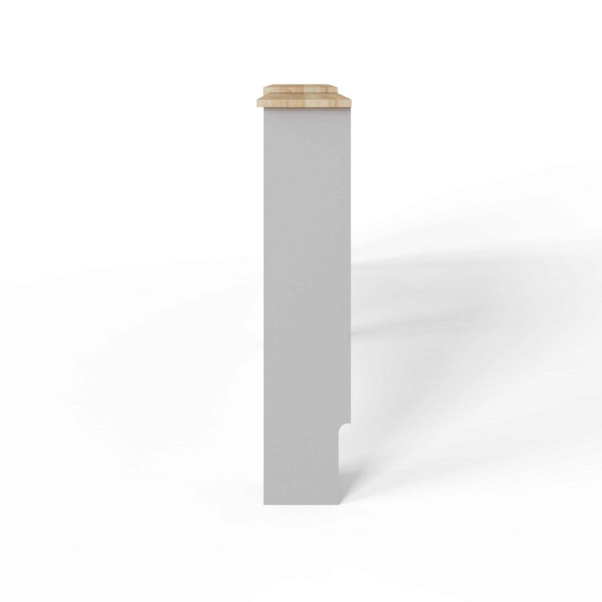 Grey - GFW - Longslow Adjustable Radiator Cover Grey - 10