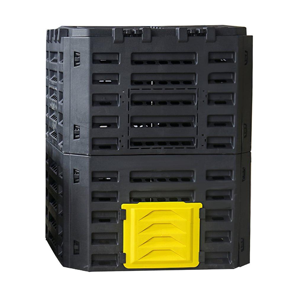 Black - Breeins - 340L Garden Compost Bin - 1