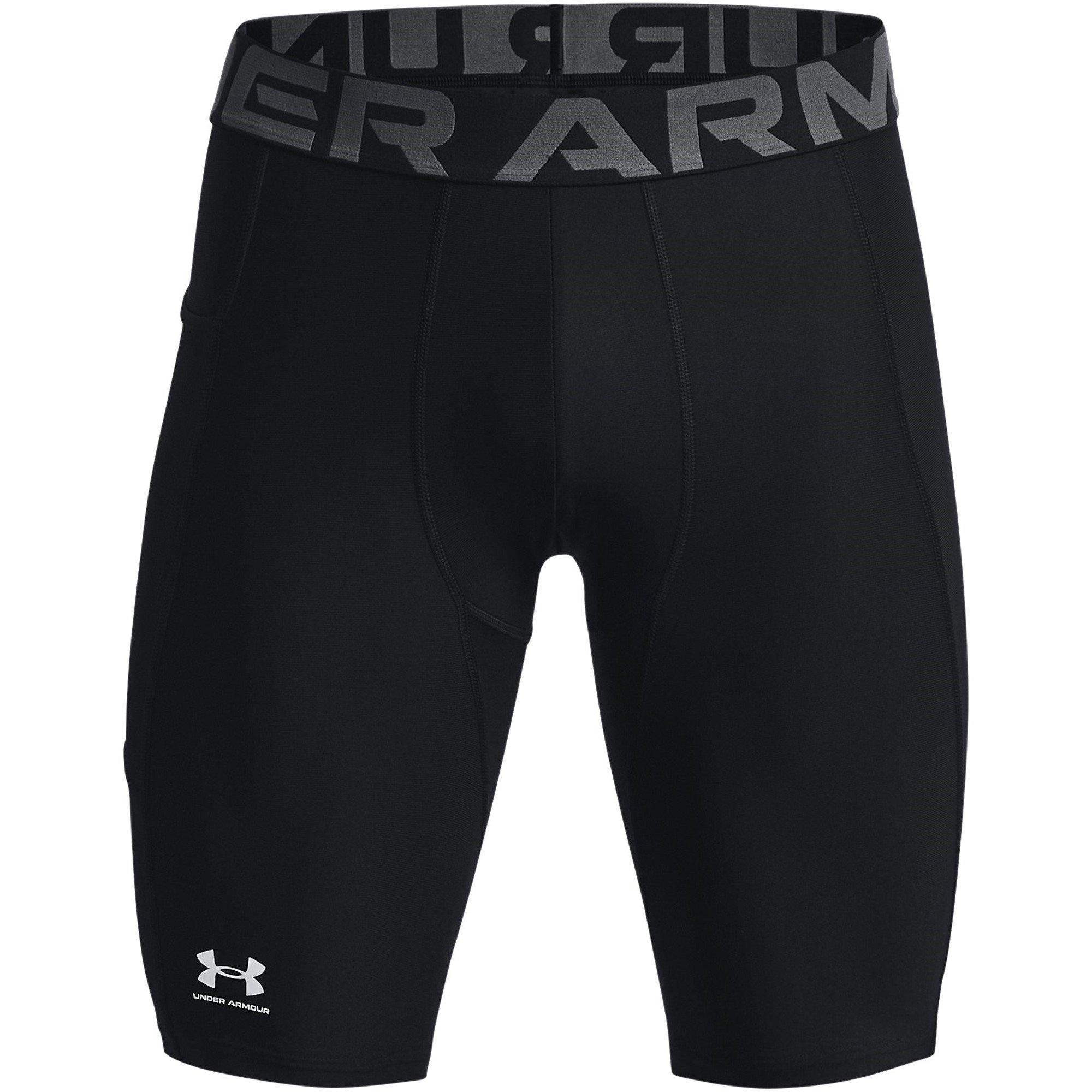 Black - Under Armour - HeatGear® Pocket Long Shorts Men's - 1