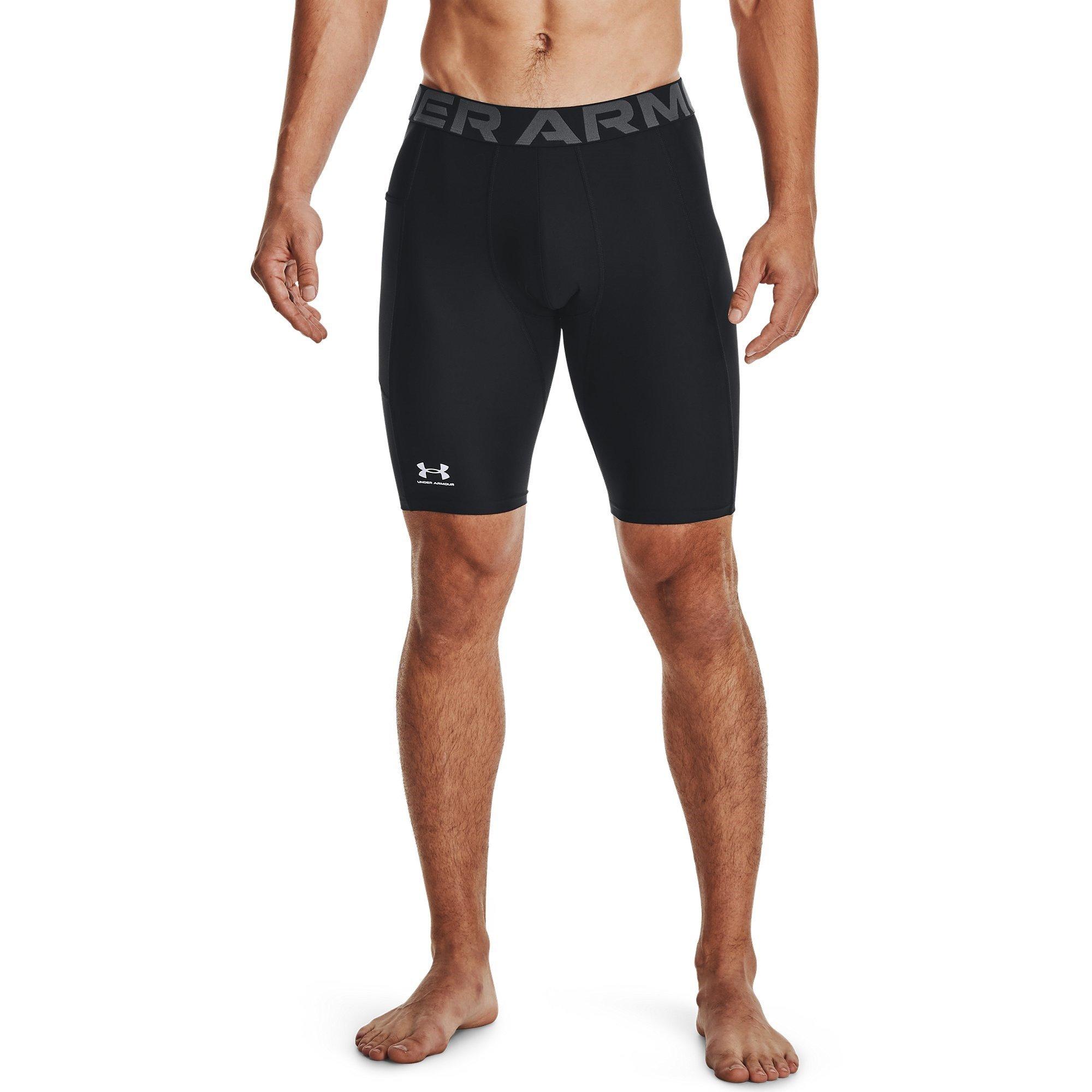 Black - Under Armour - Armour HeatGear® Pocket Long Shorts Men's - 3