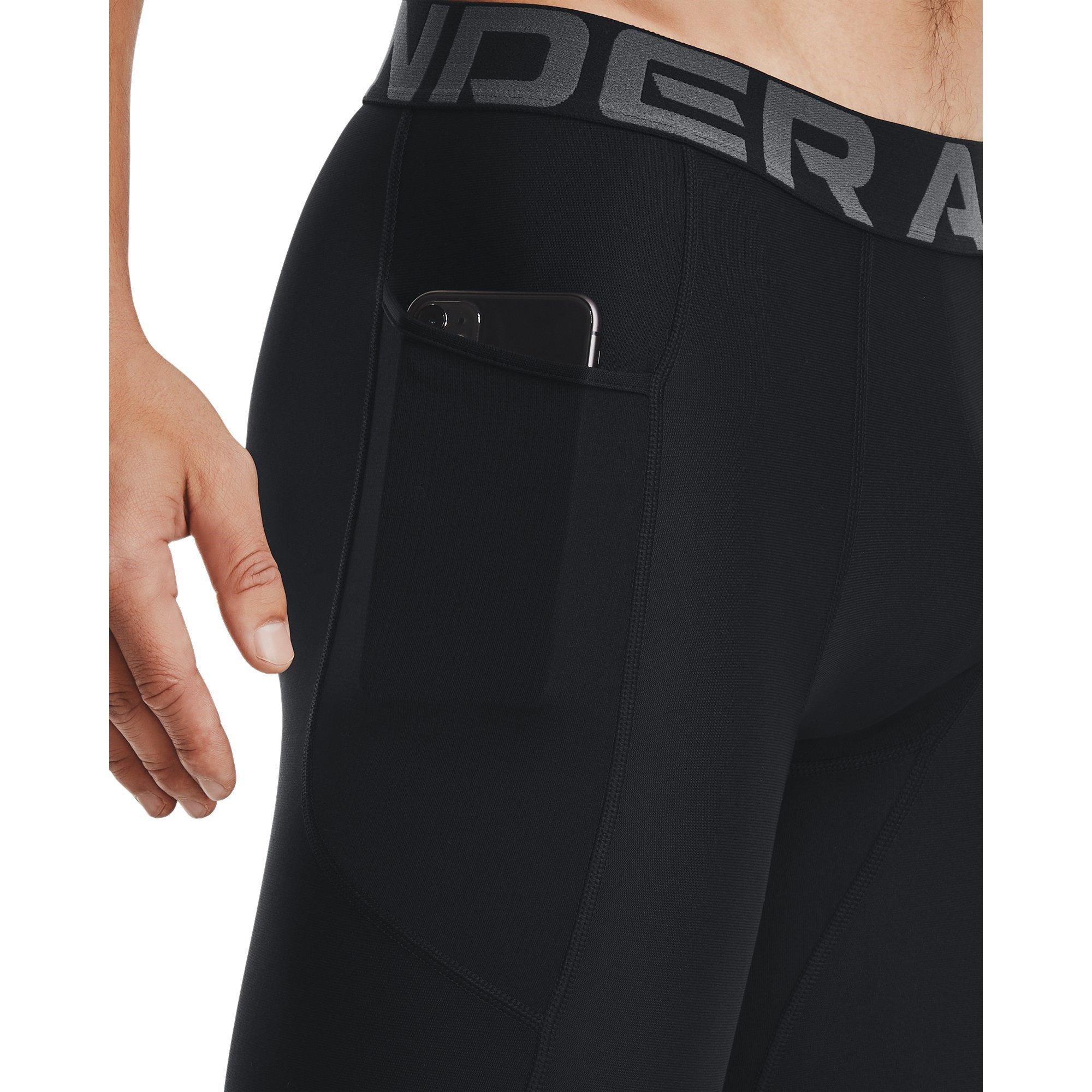 Black - Under Armour - Armour HeatGear® Pocket Long Shorts Men's - 5