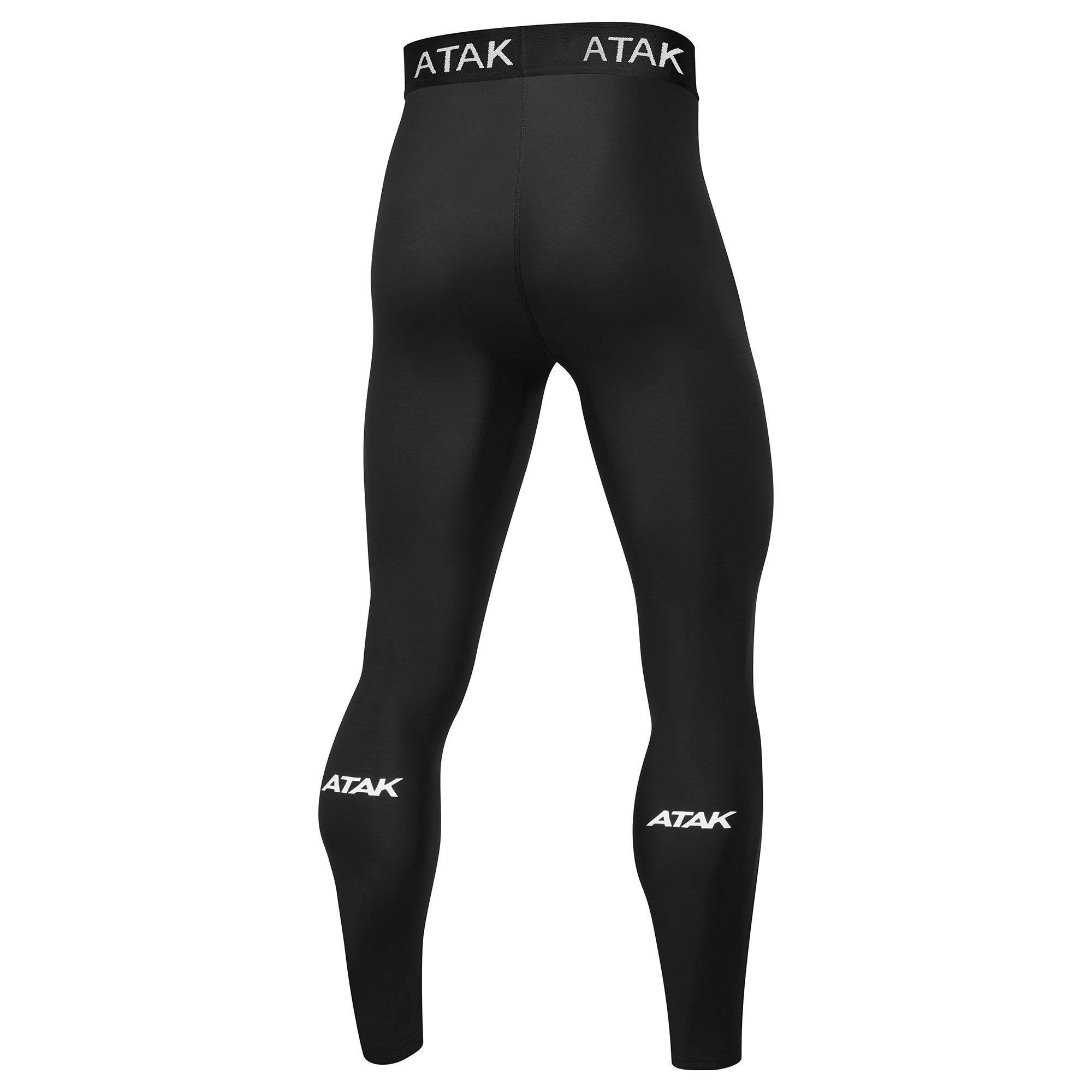 Schwarz - ATAK Sports - Gaelic Compression Tights Junior - 3