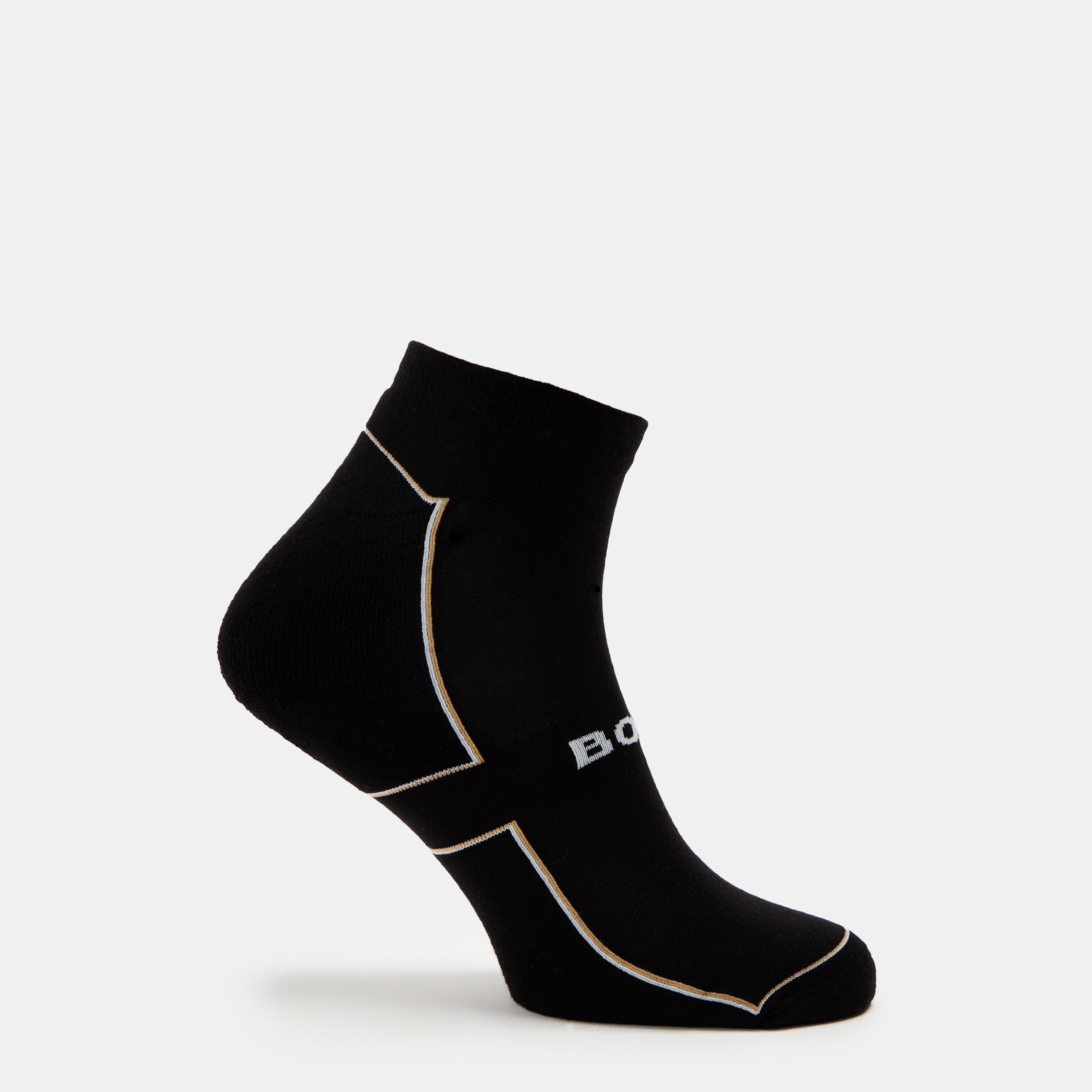 Boss Men's Iconic Plush Trainer Ankle Socks With Logo Detail - Open Misc - Mens 6-12
