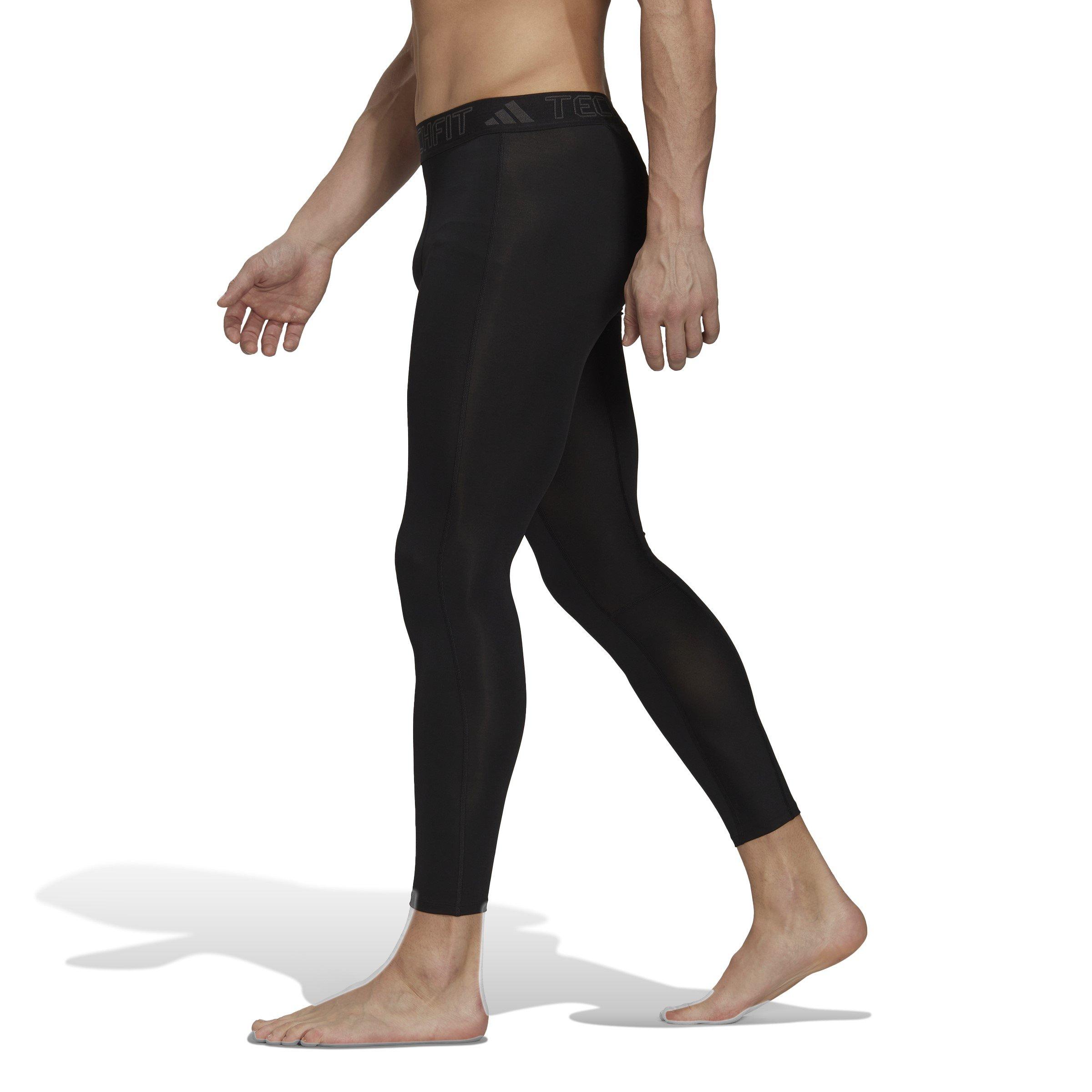 Noir - adidas - Techfit AEROREADY Training Long Tights Mens - 3
