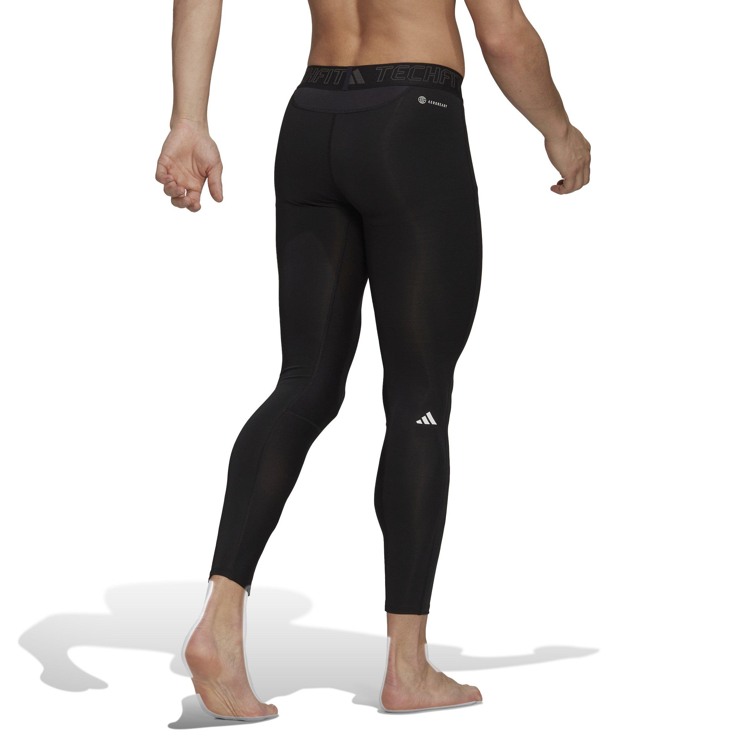 Noir - adidas - Techfit AEROREADY Training Long Tights Mens - 4
