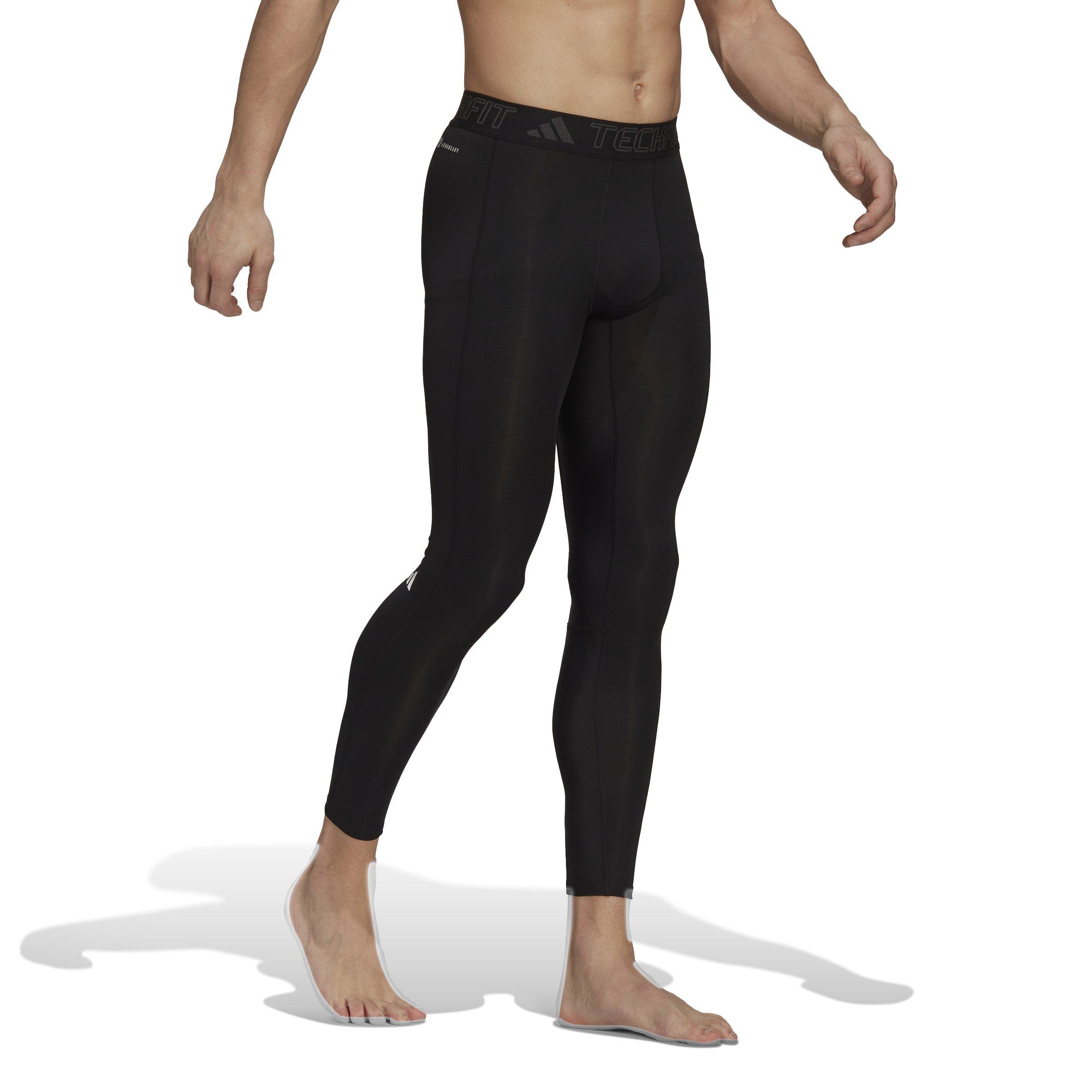 Noir - adidas - Techfit AEROREADY Training Long Tights Mens - 5