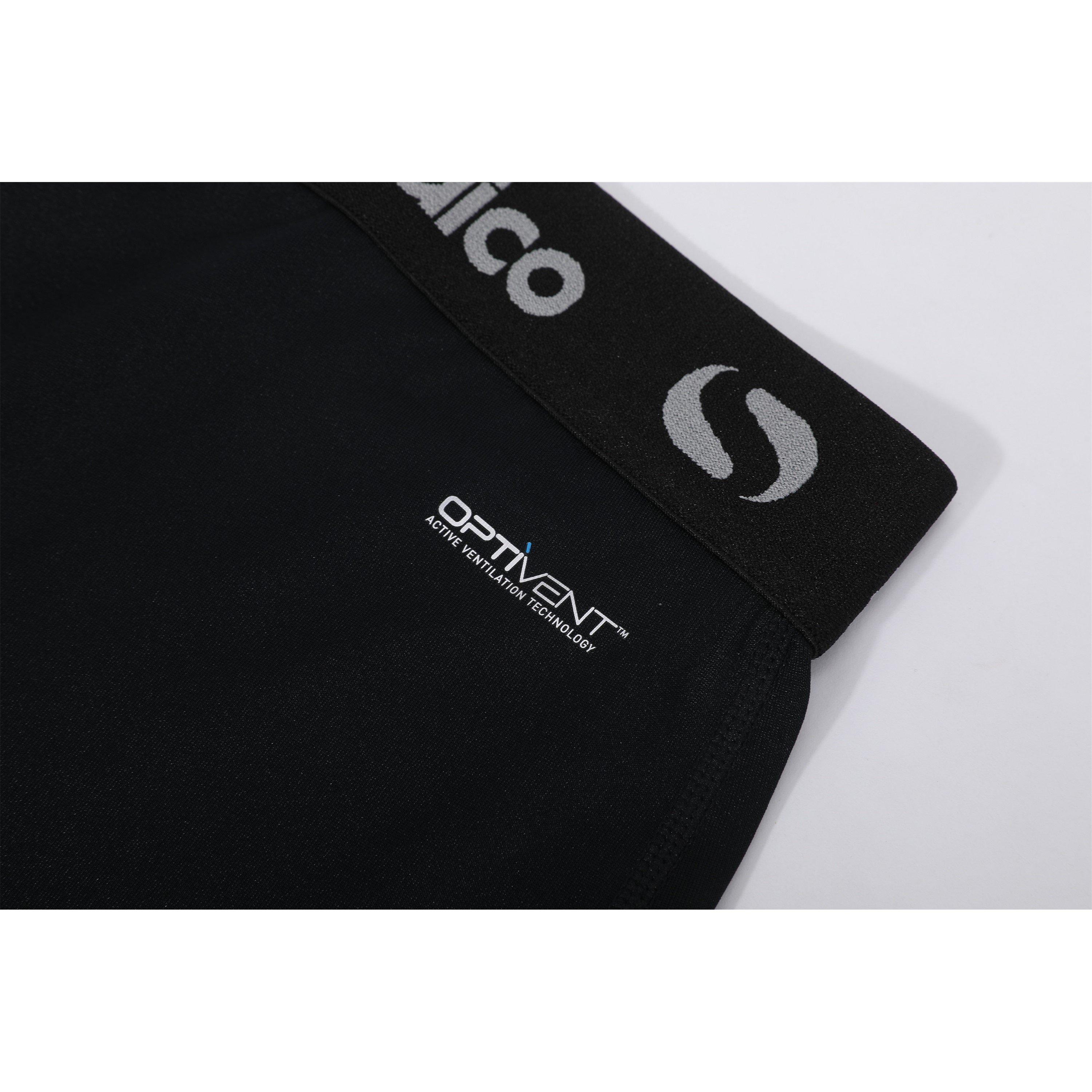 Crna - Sondico - Core Three Quarter Base Layer Tights Mens - 9