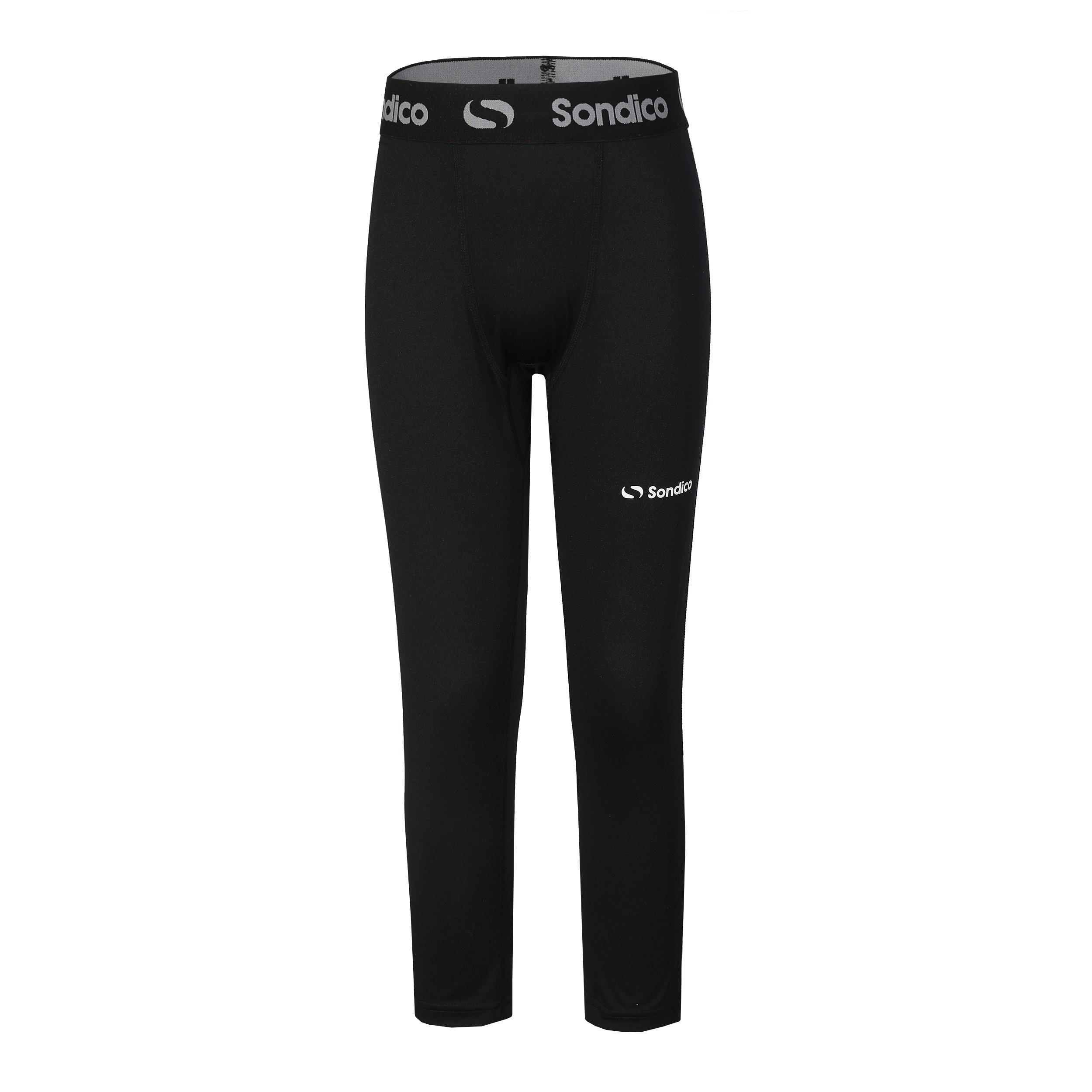 Sondico Boys Core Three Quarter Tights Juniors - Black - 13 Yrs