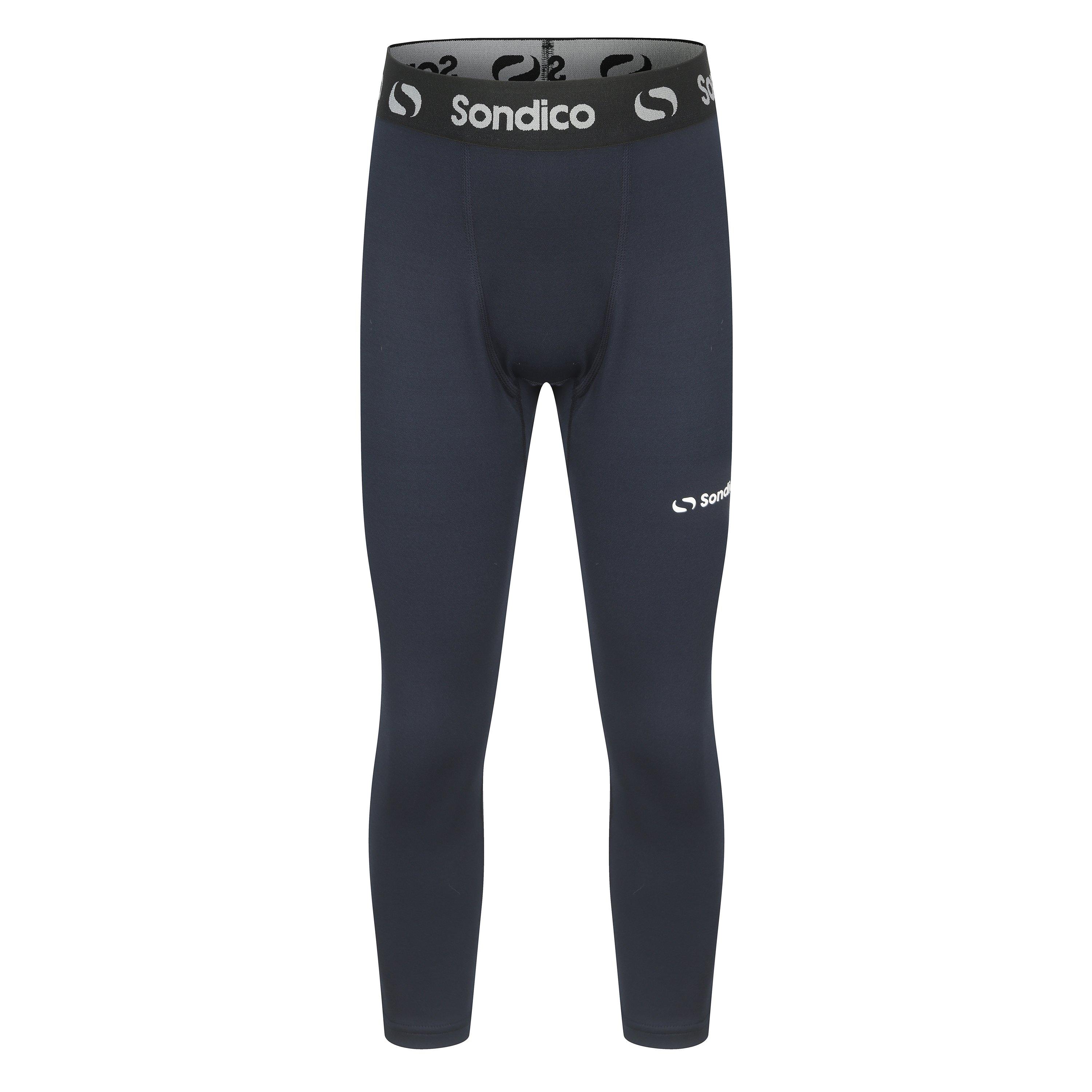 Sondico Boys Core Three Quarter Tights Juniors - Navy - 13 Yrs