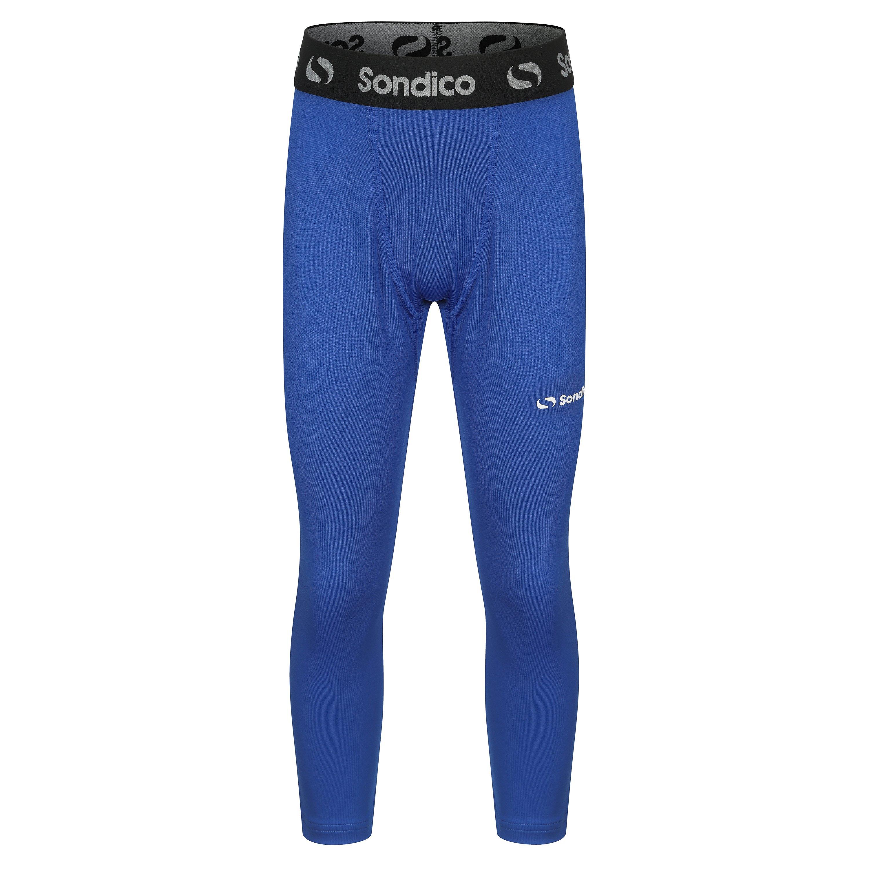 Sondico Boys Core Three Quarter Tights Juniors - Royal - 13 Yrs