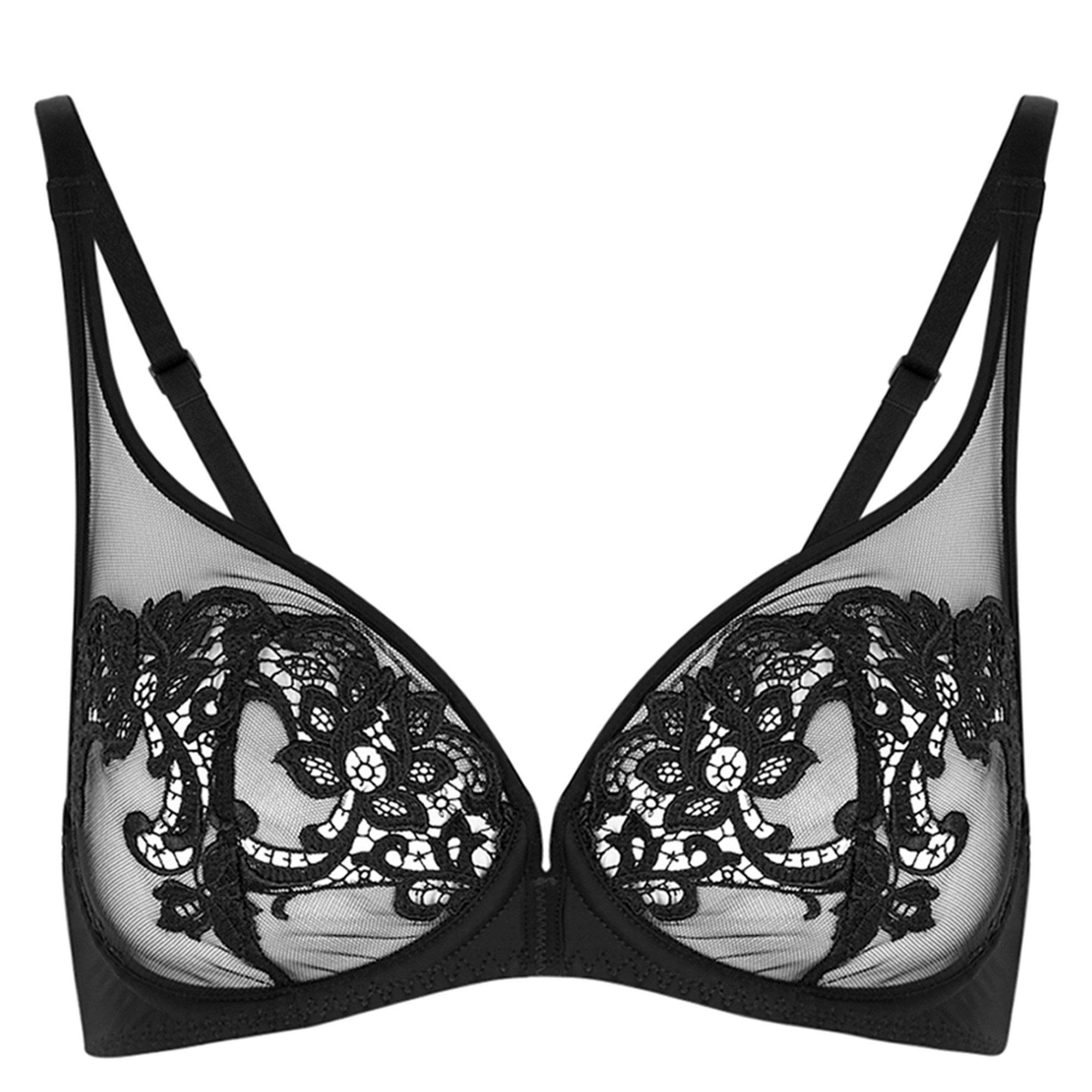 BLACK - Simone Perele - SAGA FULL CUP PLUNGE BRA - 1
