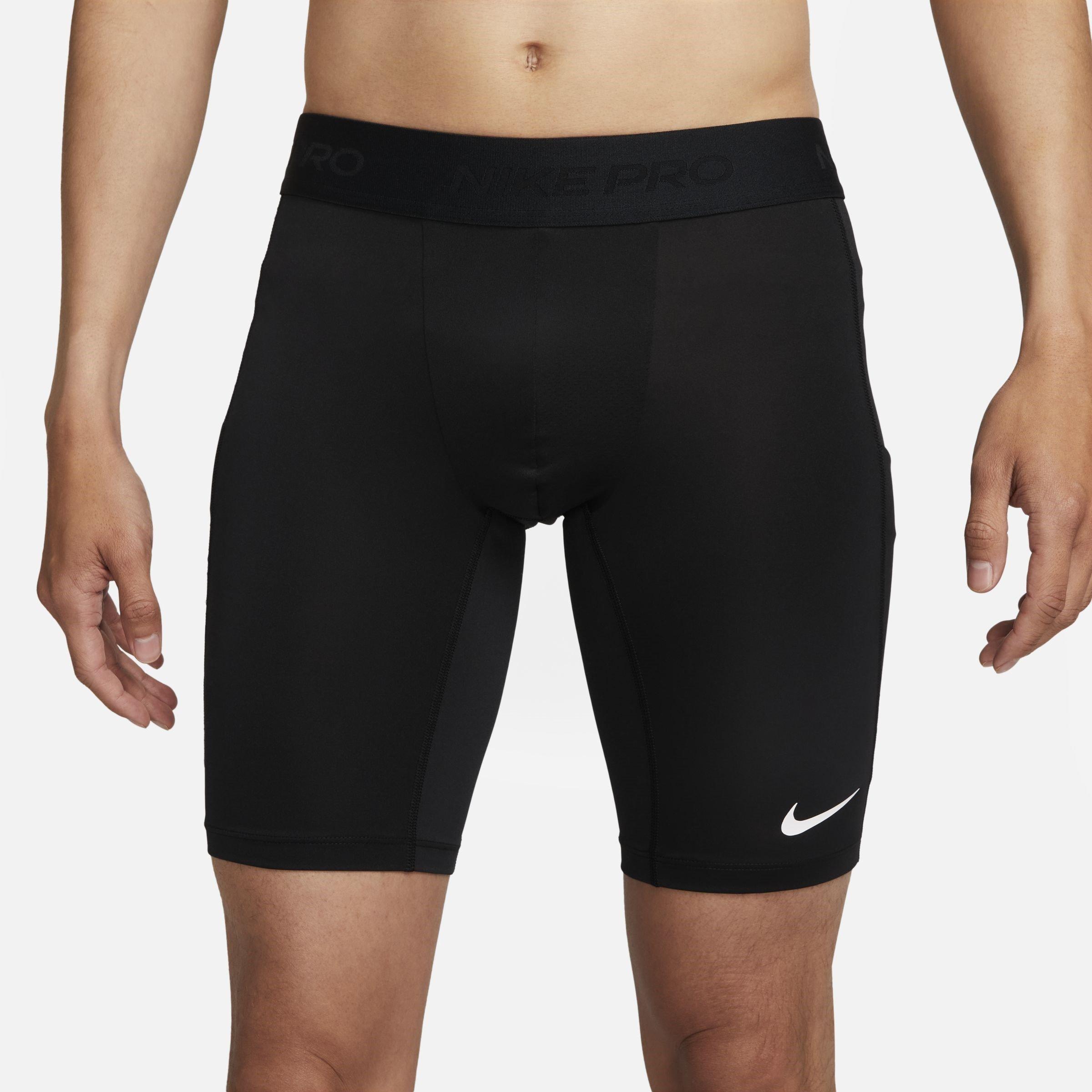 Black/White - Nike - Pro Dri FIT Mens Base Layer Shorts - 1