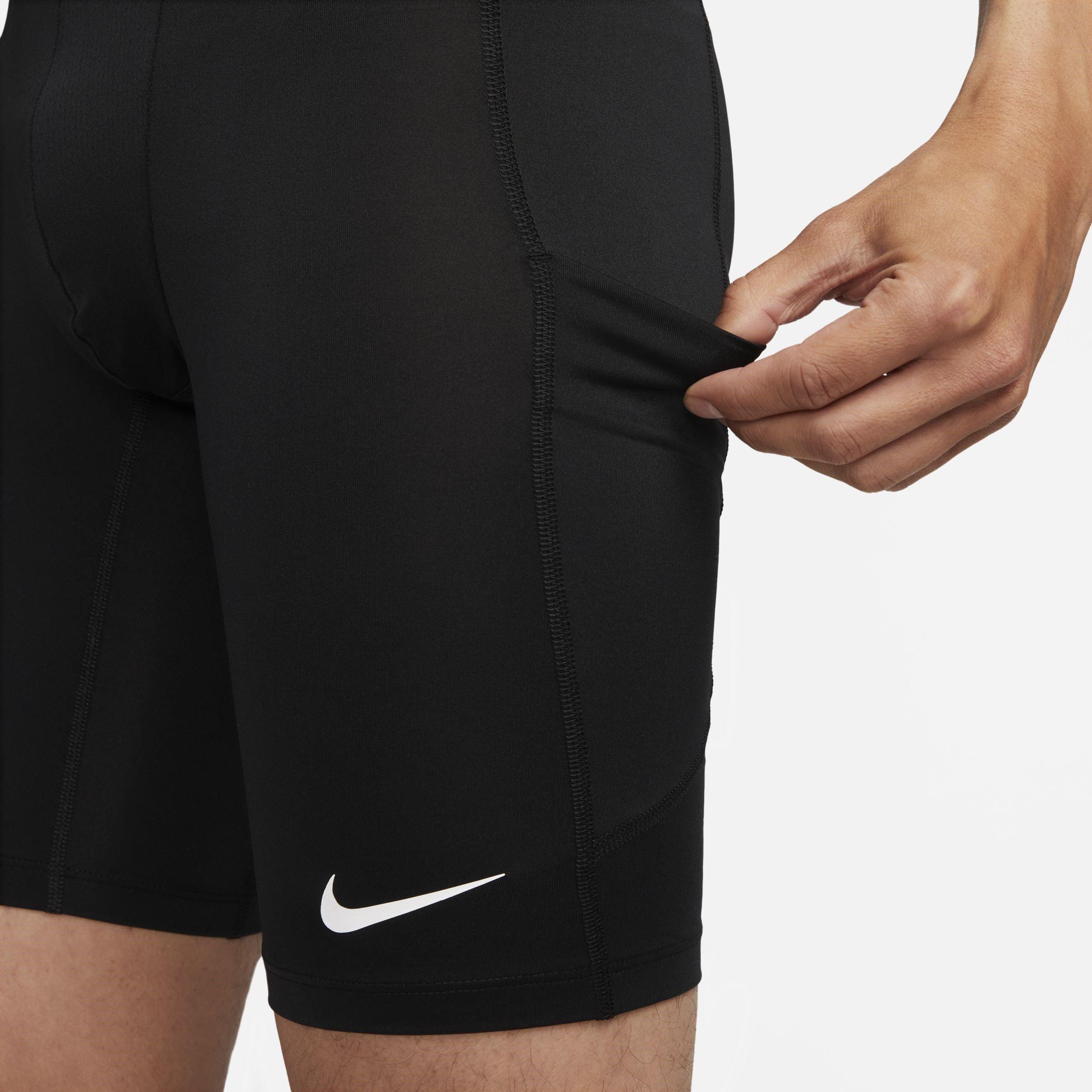 Black/White - Nike - Pro Dri FIT Mens Base Layer Shorts - 4