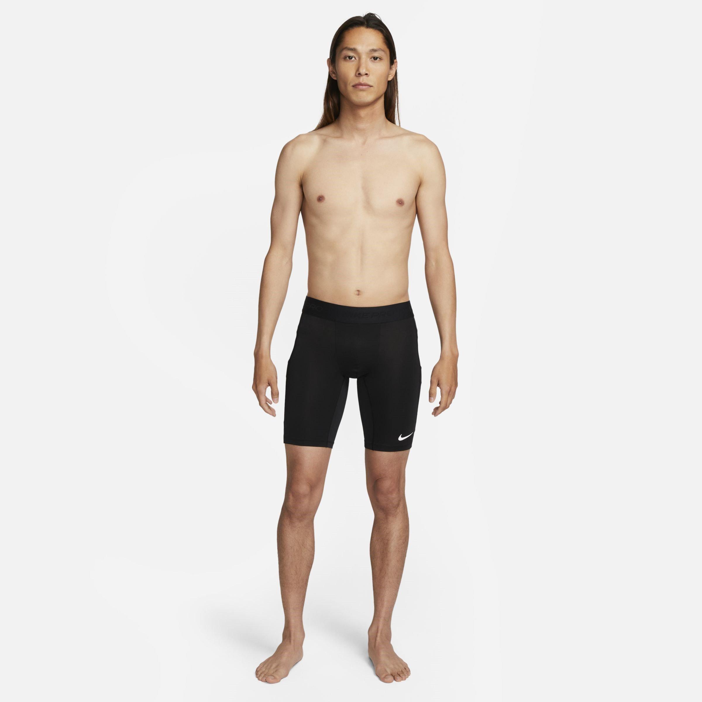 Black/White - Nike - Pro Dri FIT Mens Base Layer Shorts - 7