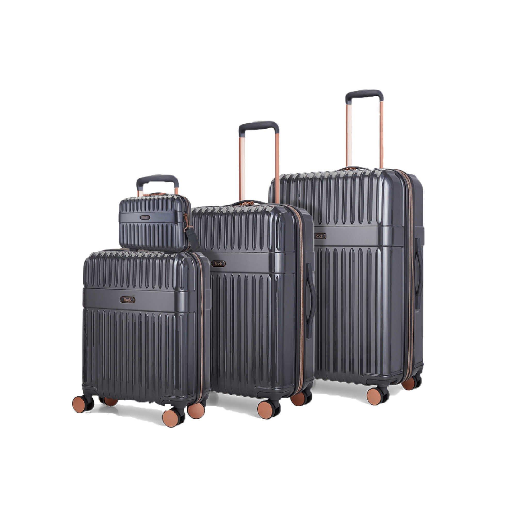 Rock Rock Selene Suitcases Charcoal