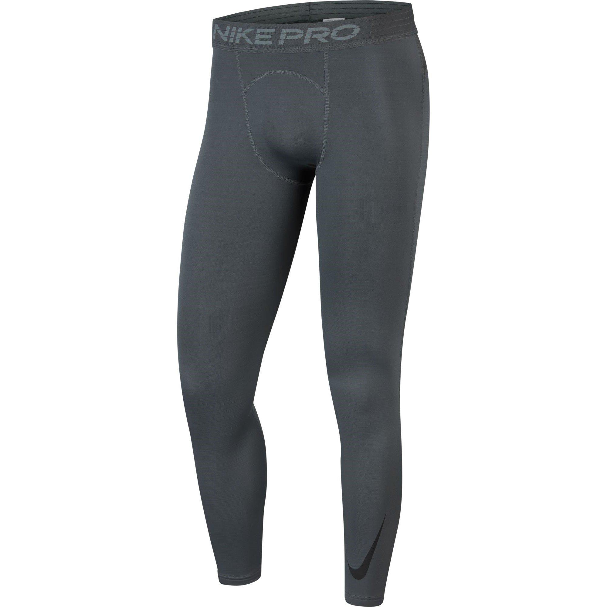 IRON GREY/IRON - Nike - Pro Warm Training Tights Mens - 1