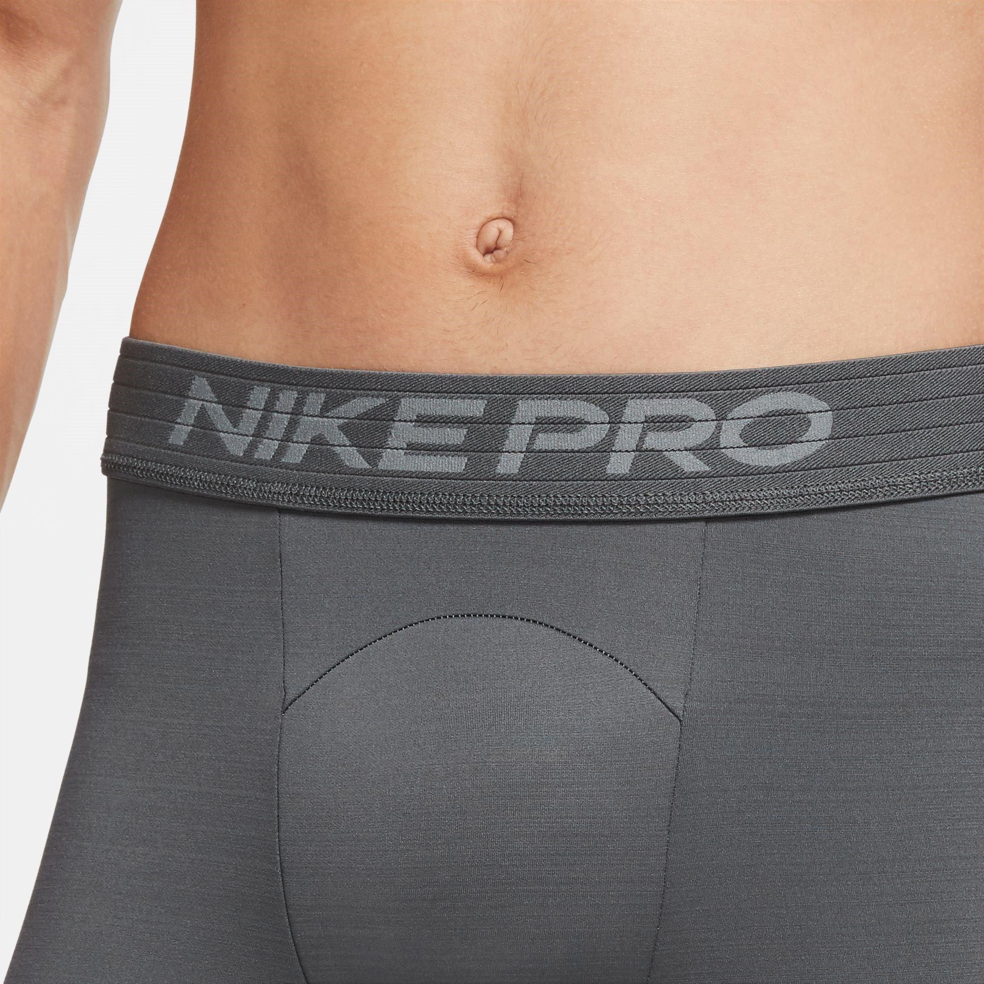 IRON GREY/IRON - Nike - Pro Warm Training Tights Mens - 7