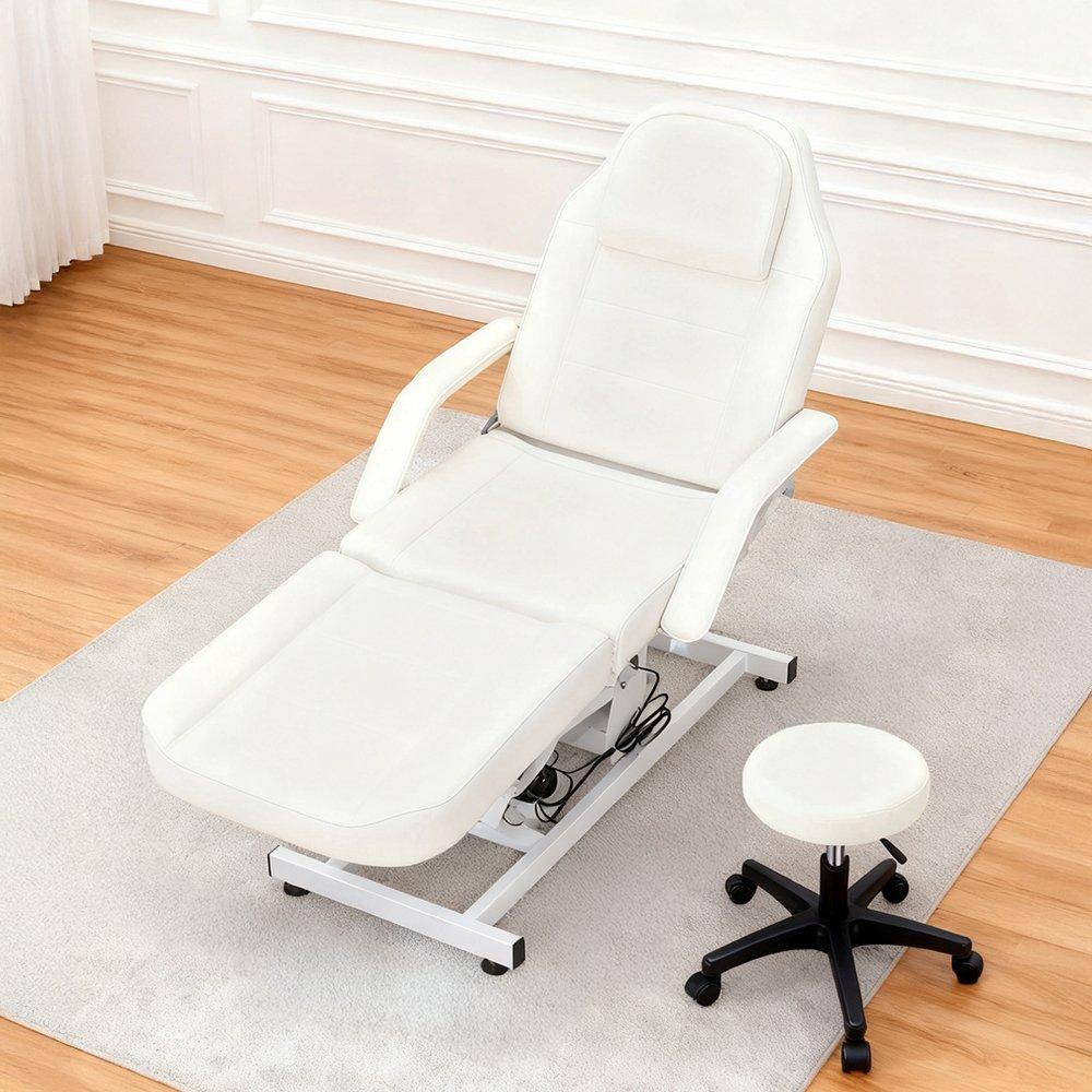 White - SHEONLY - Adjustable Facial Bed with Electric Height Lift - 2