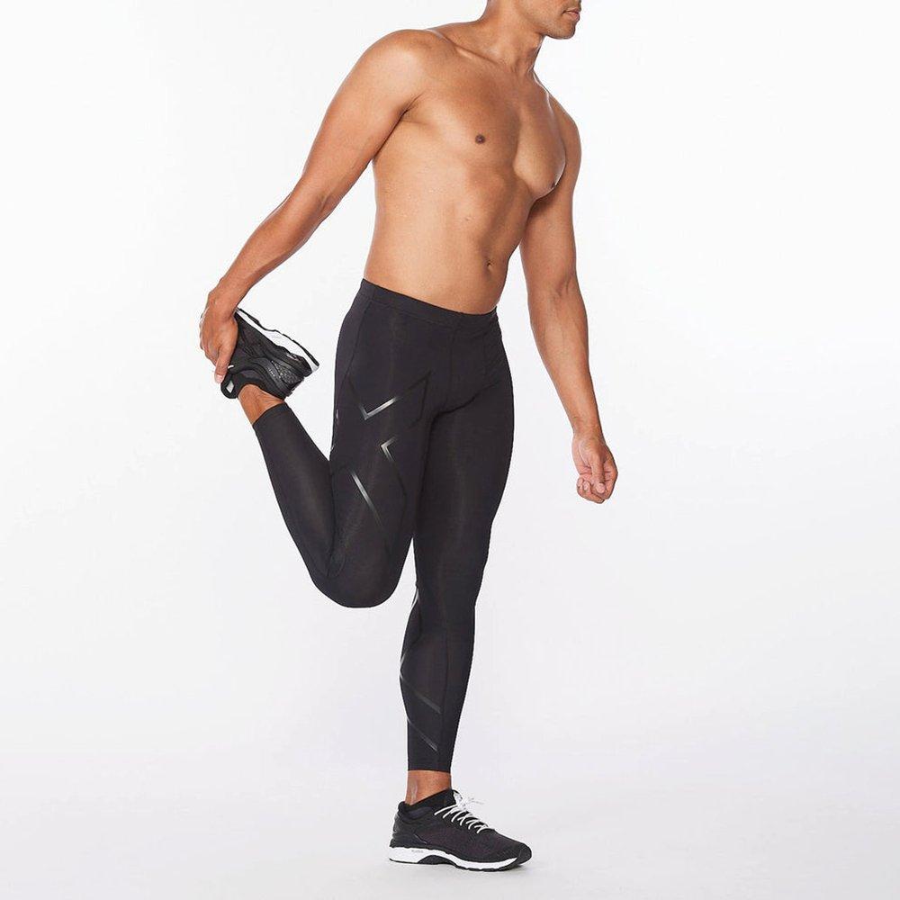 Black/Nero - 2XU - Core Compression Tights Mens - 3
