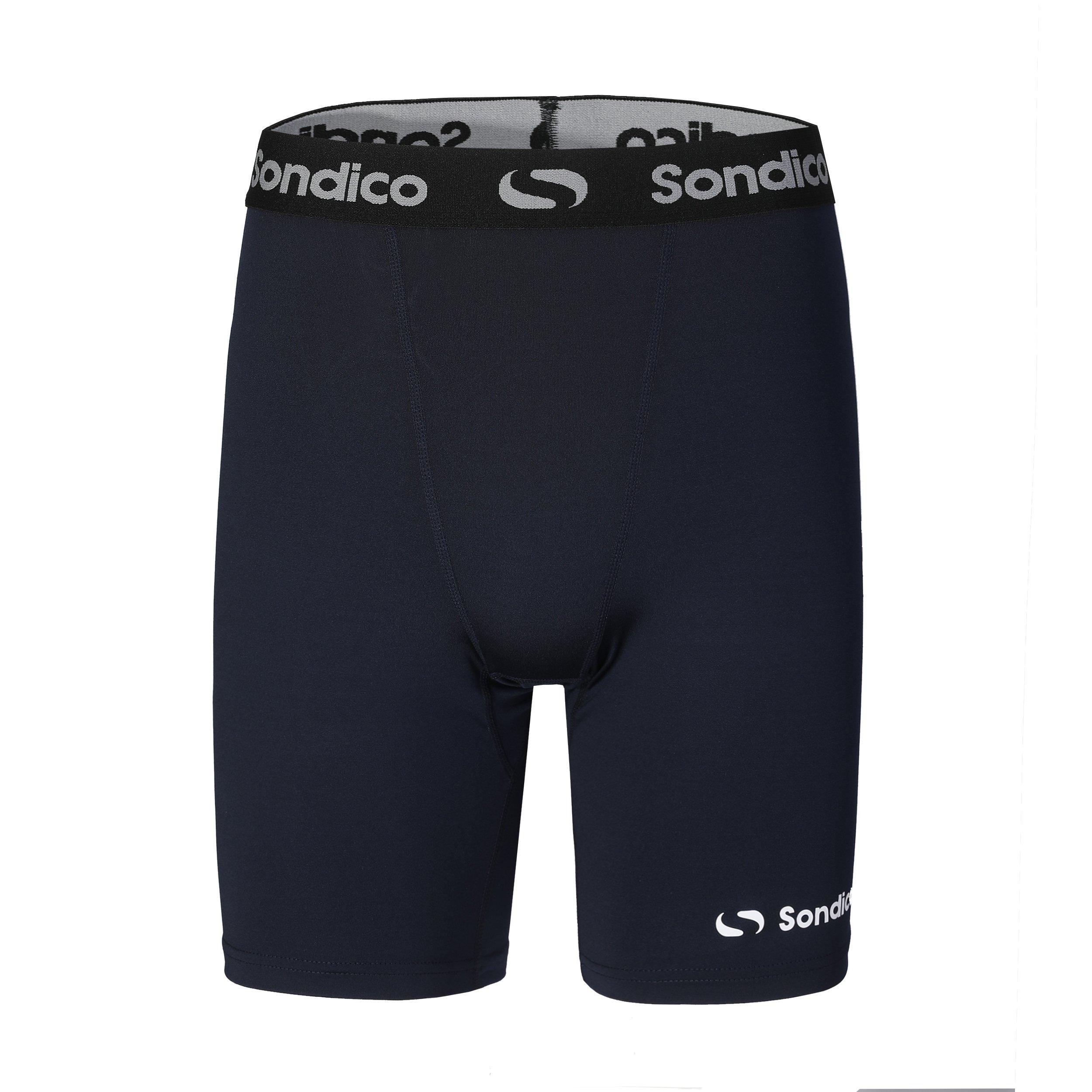 Sondico Men's Core 6 Base Layer Shorts - Navy - 2XL