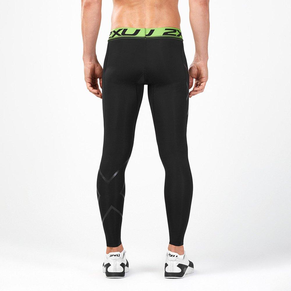 Black/Nero - 2XU - Refresh Recovery Compression Mens Base Layer Tights - 2